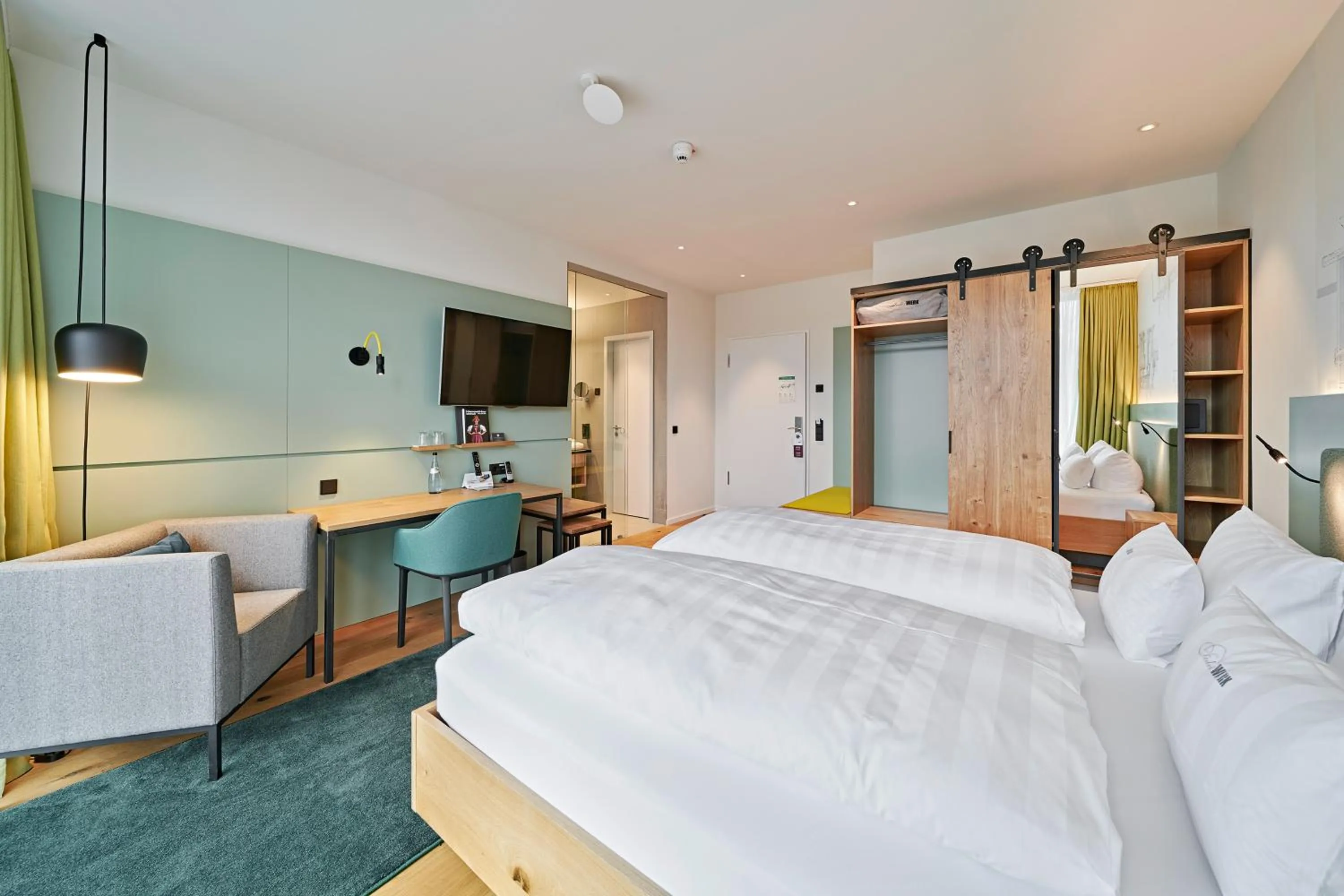 Photo of the whole room, Bed in Hotel Federwerk