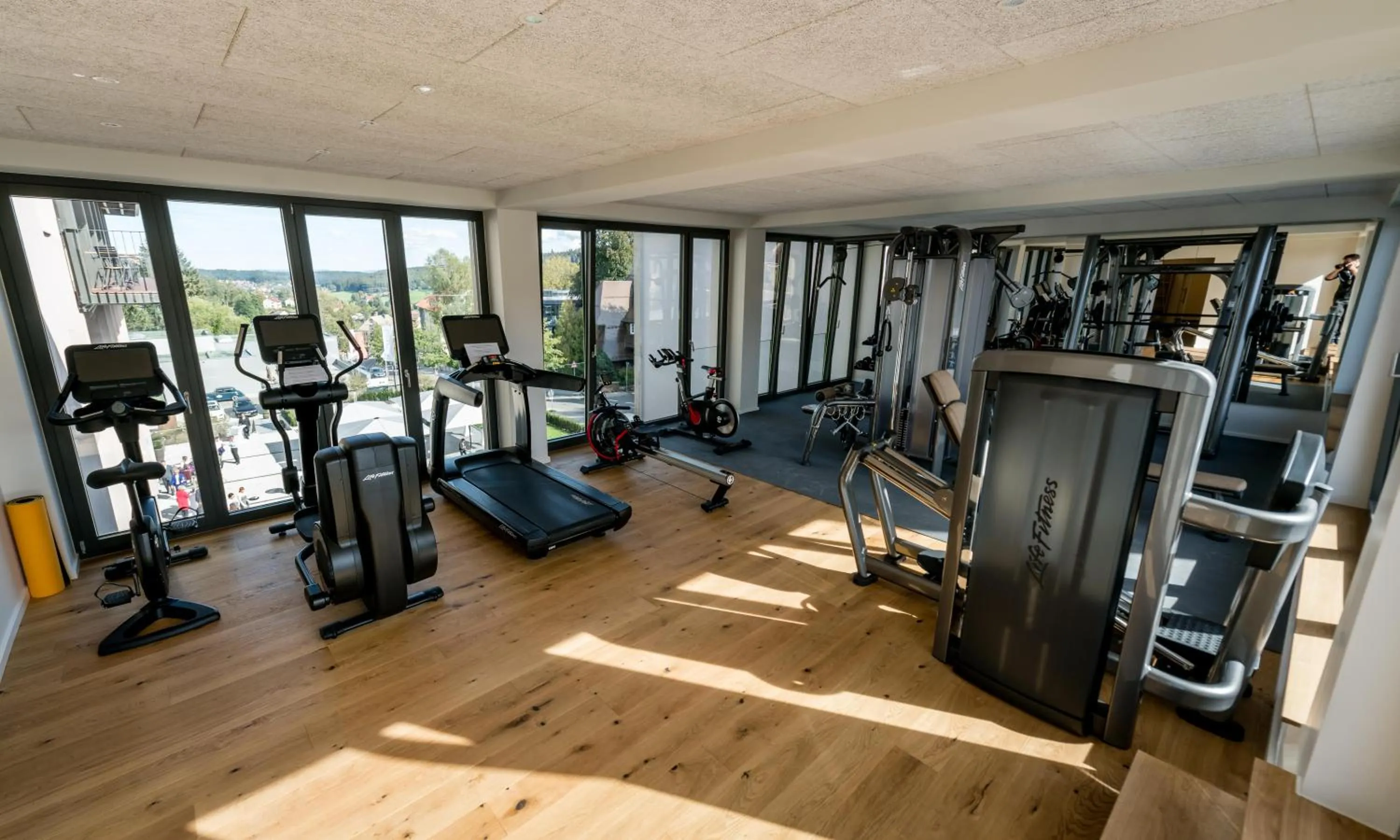 Fitness centre/facilities in Hotel Federwerk