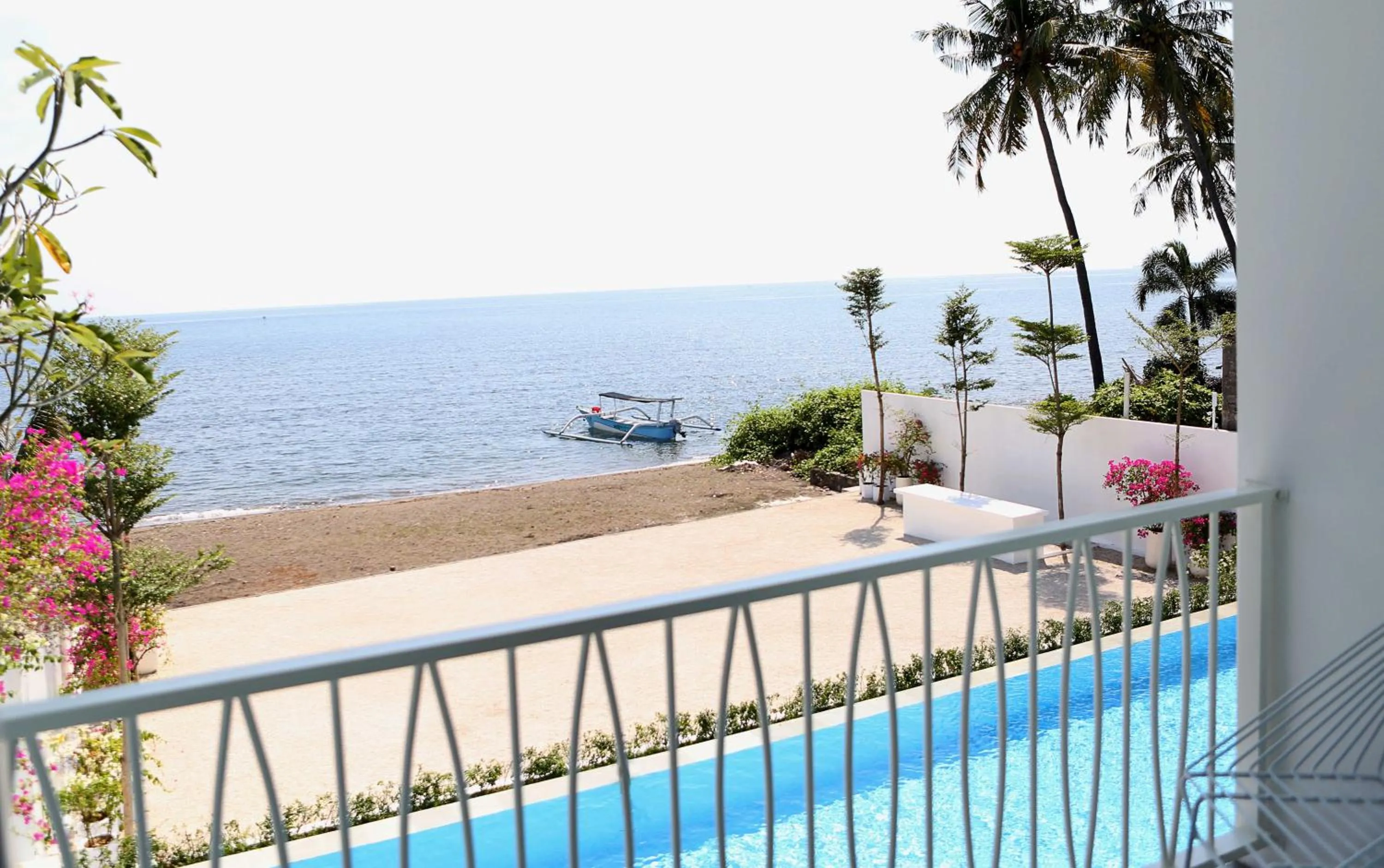 Balcony/Terrace in Lusa Beach Studios Under New Management And Newly Renovated