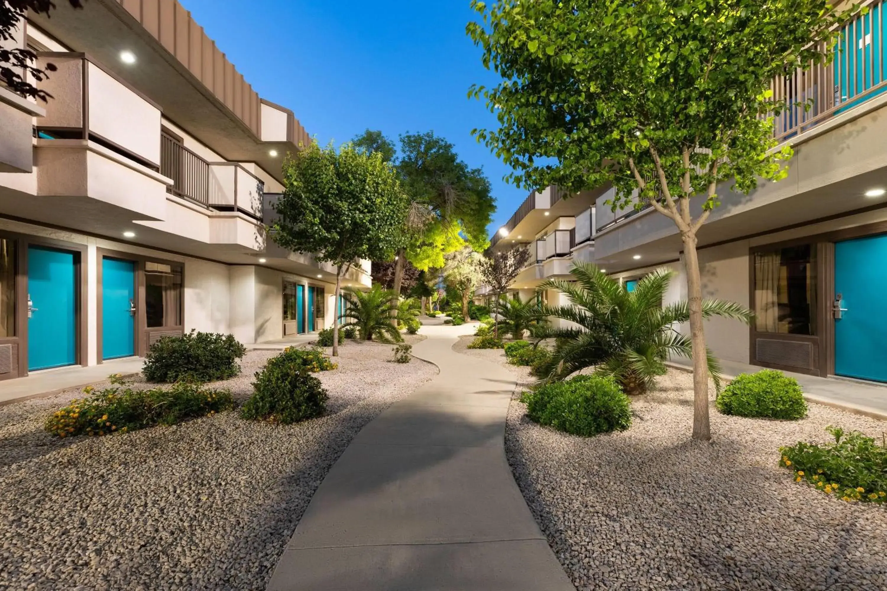 Inner courtyard view in Ramada by Wyndham El Paso Inner courtyard view in Ramada by Wyndham El Paso