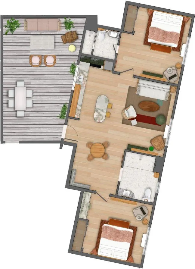 Floor plan in Beachside on Nantucket