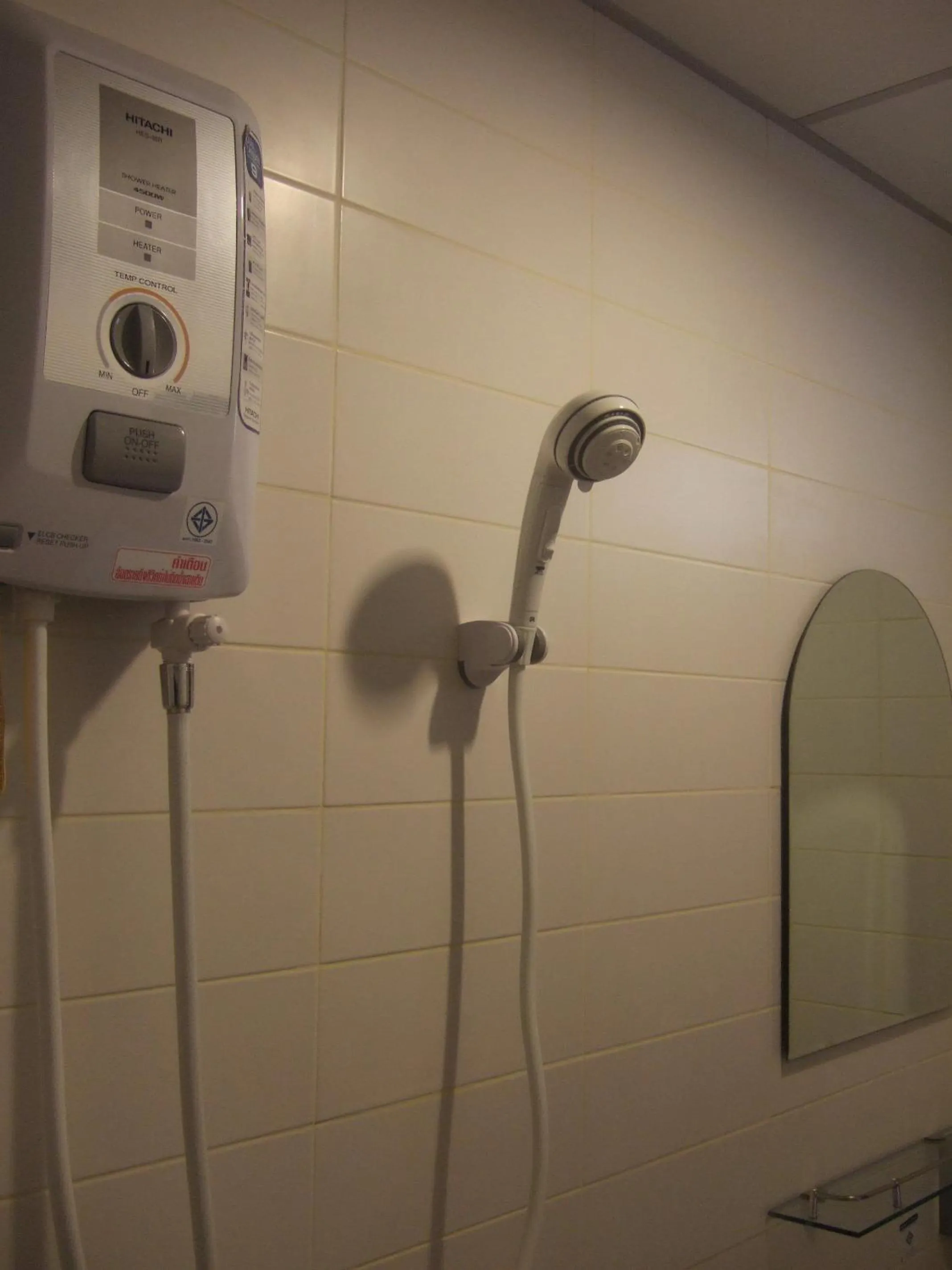 Shower in Lodge 61 Hotel