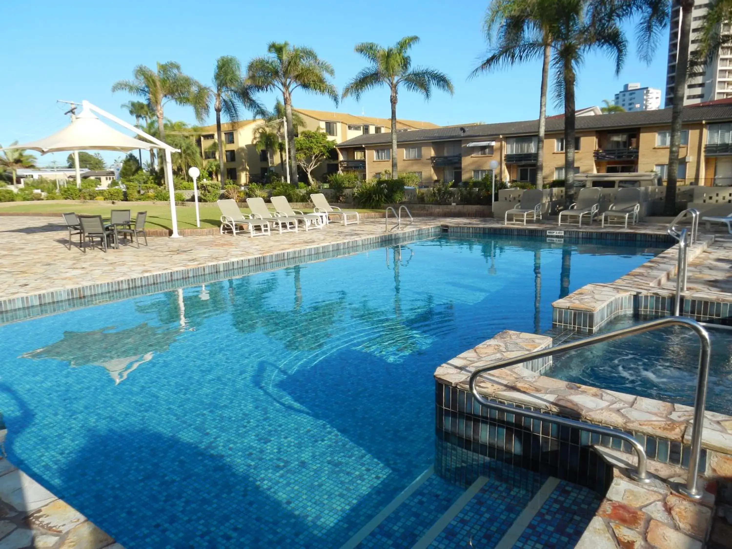 Swimming pool in Southern Cross Beachfront Holiday Apartments Swimming pool in Southern Cross Beachfront Holiday Apartments
