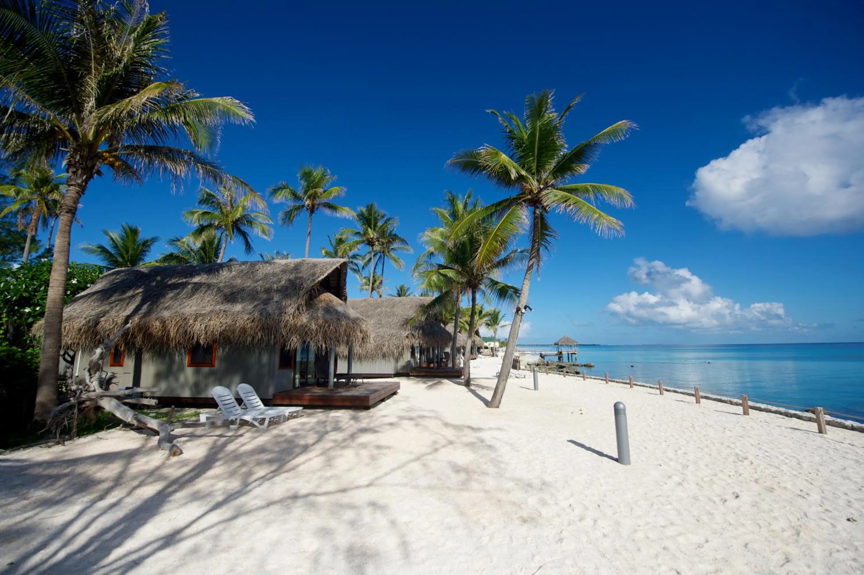 Beach in Maitai Rangiroa
