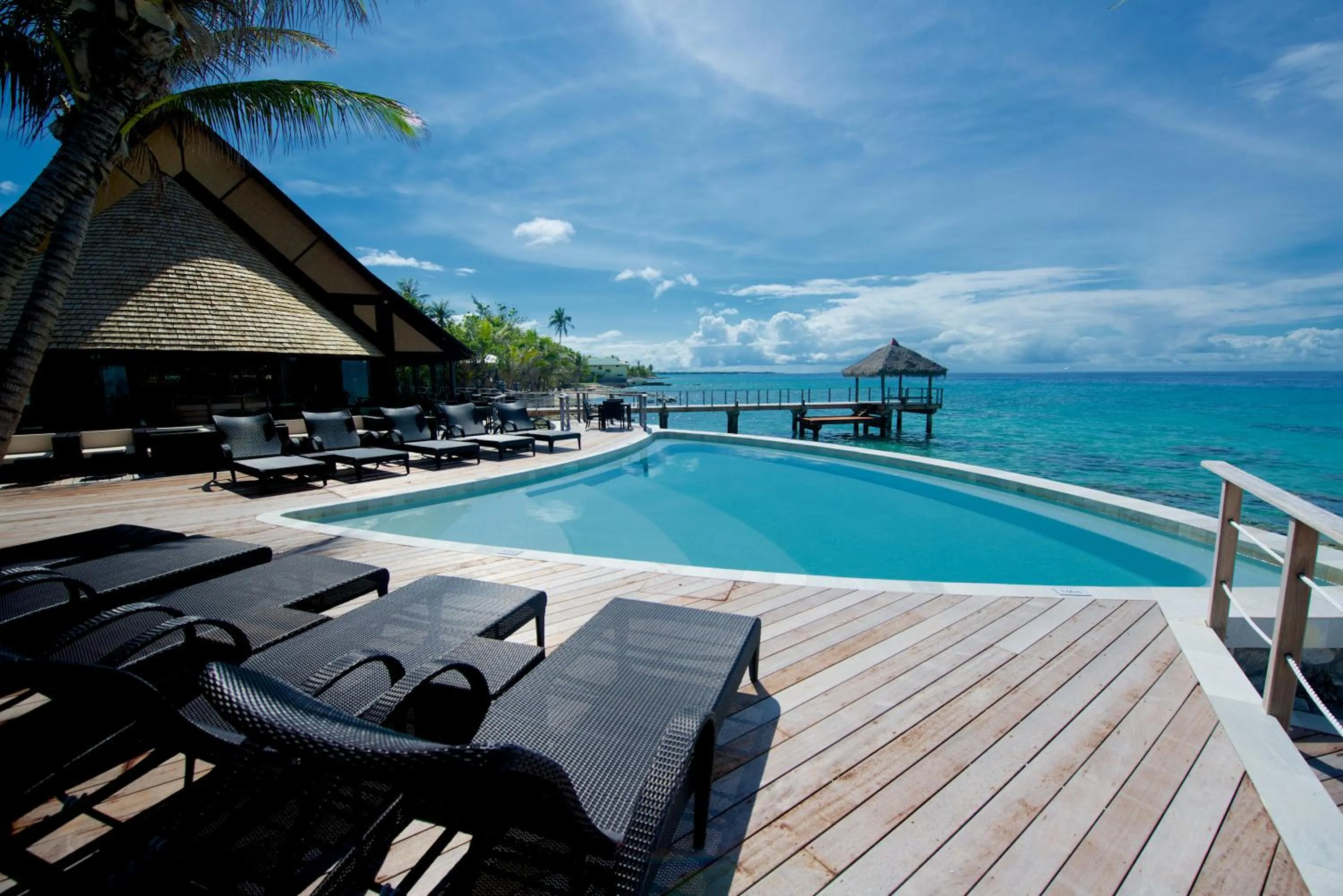 Swimming pool in Maitai Rangiroa
