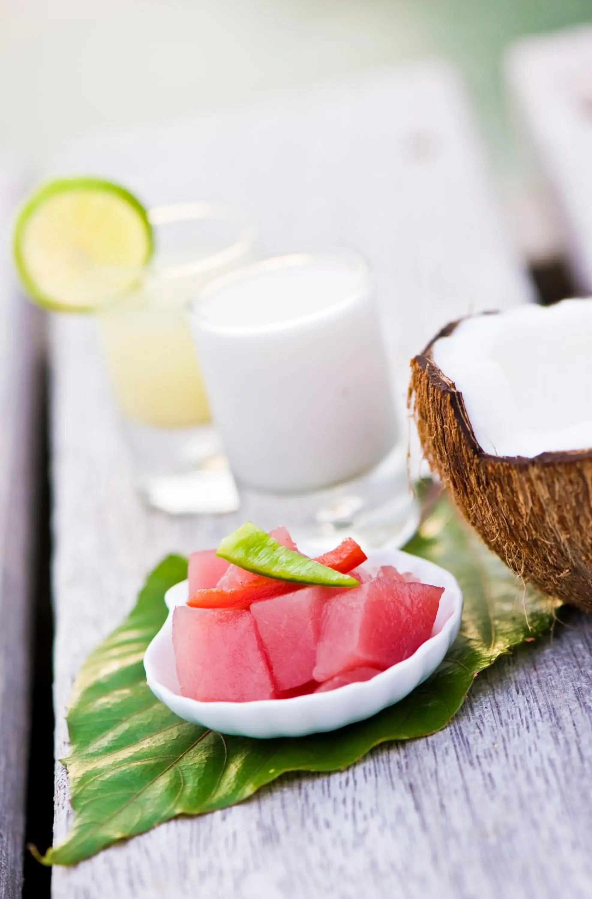 Food close-up in Maitai Rangiroa Food close-up in Maitai Rangiroa