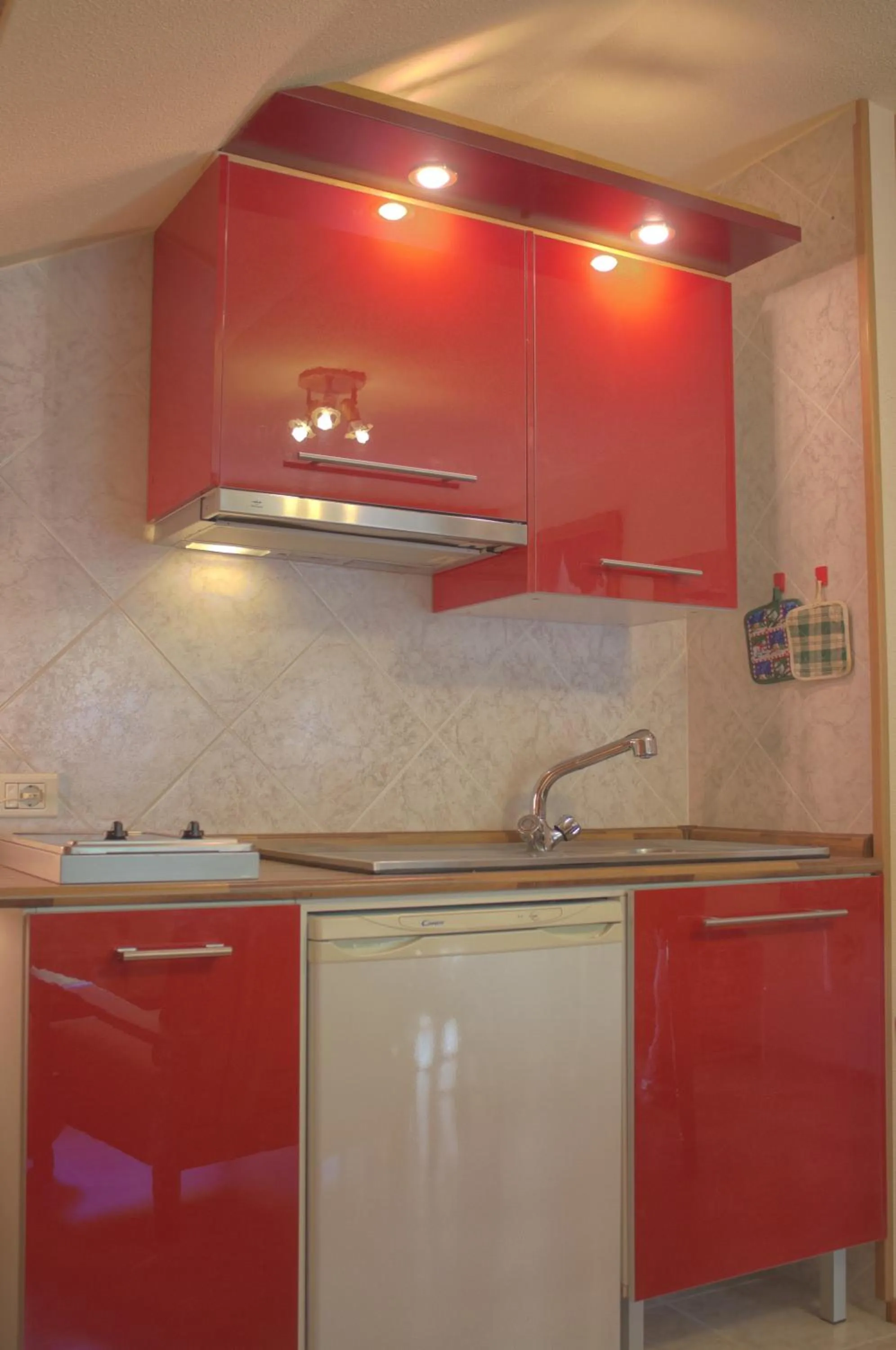 Kitchen or kitchenette in Residence Petit Tibet