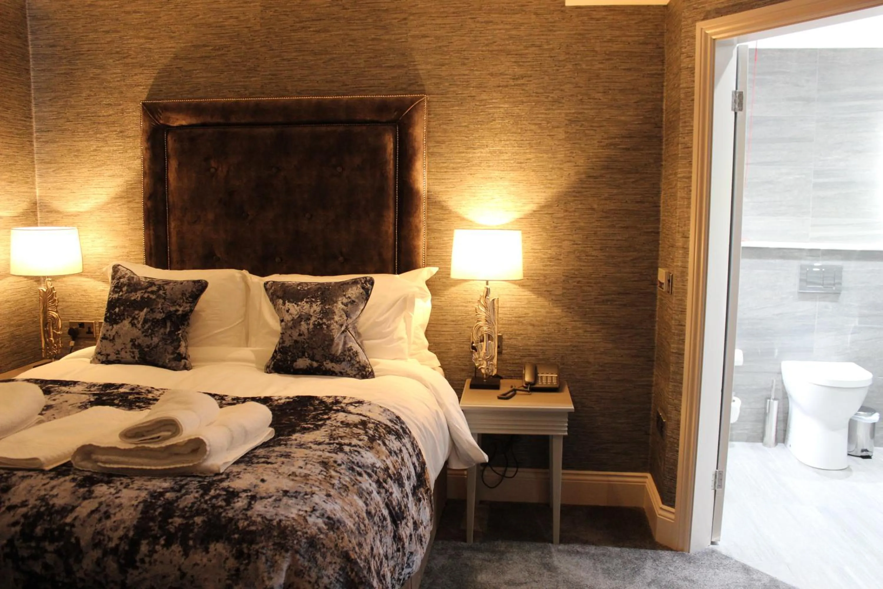 Bed in The Lord Street Hotel; BW Signature Collection