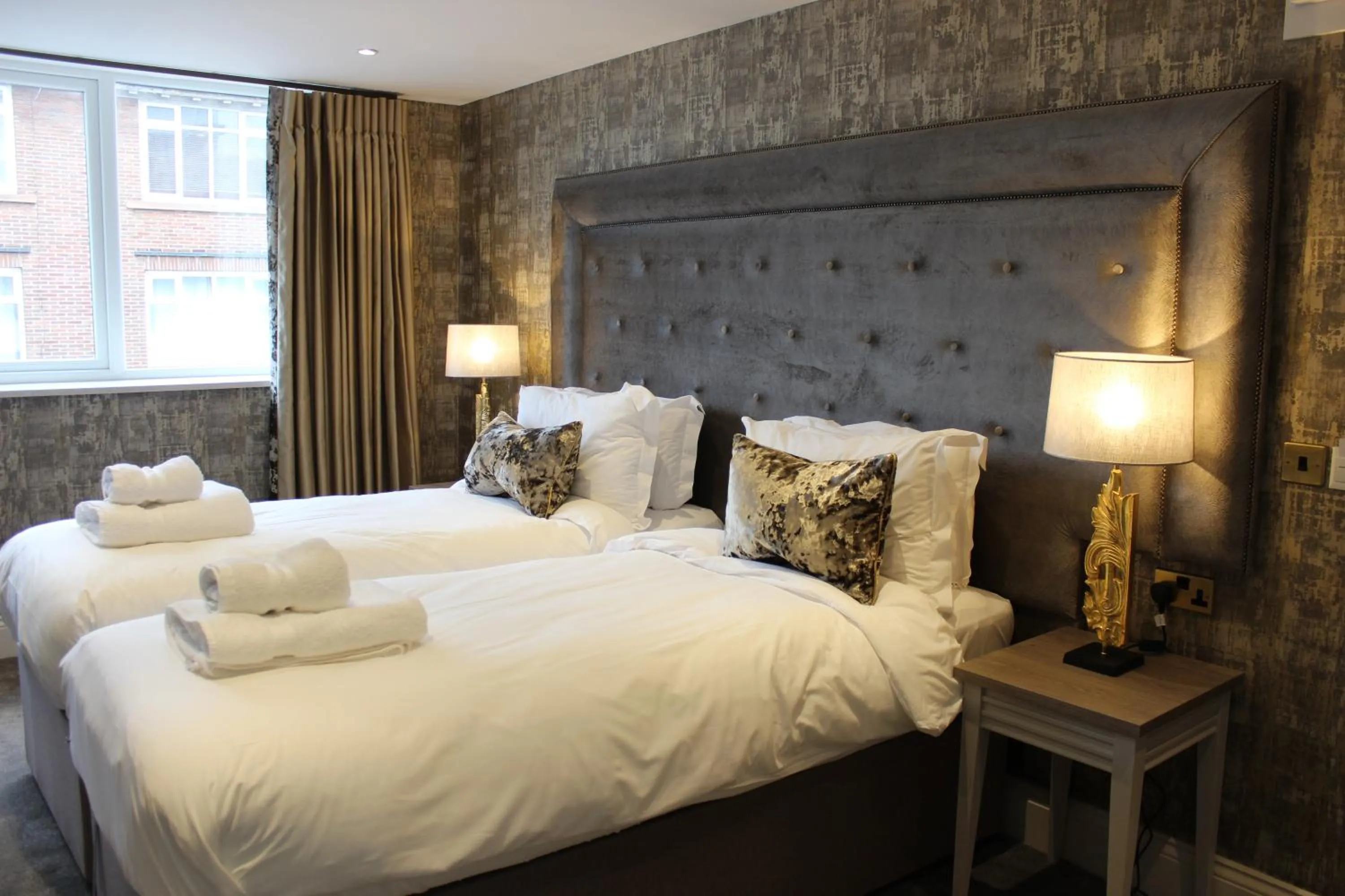 Bed in The Lord Street Hotel; BW Signature Collection