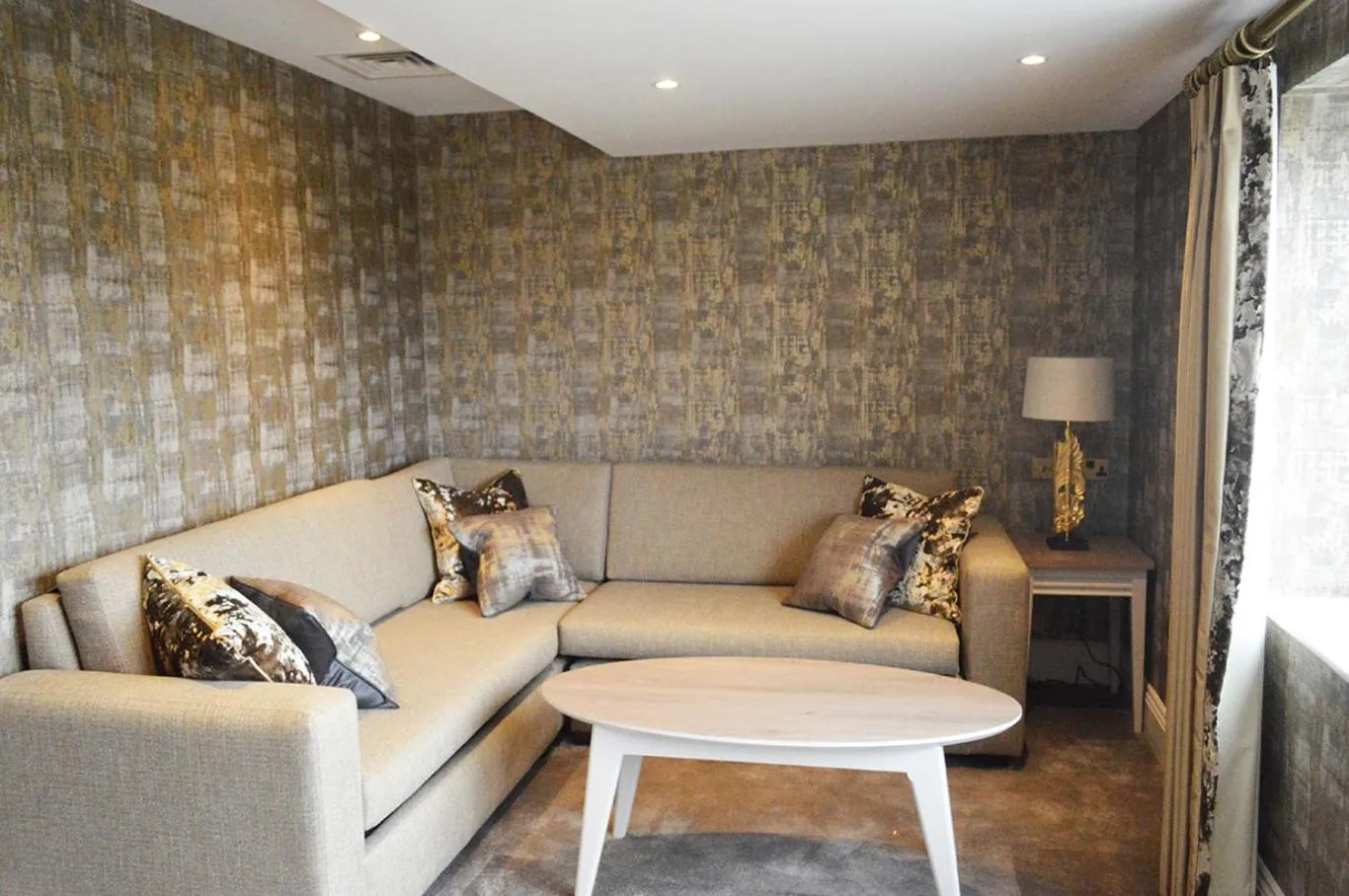 Living room in The Lord Street Hotel; BW Signature Collection