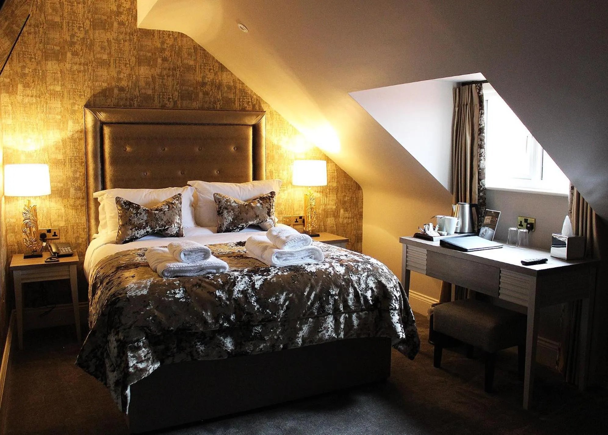 Bed in The Lord Street Hotel; BW Signature Collection