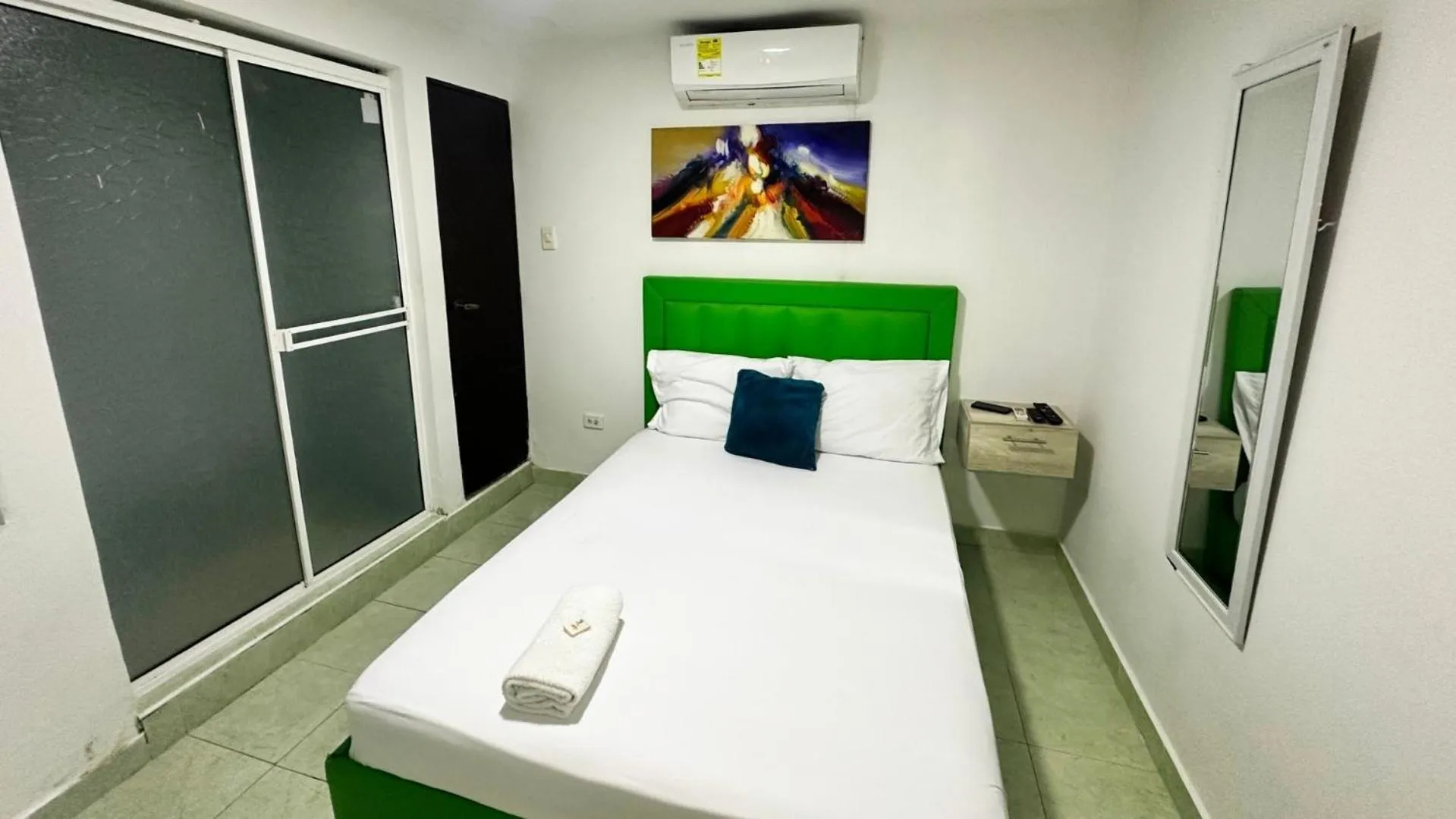 Bed in Hotel Casa Paraiso