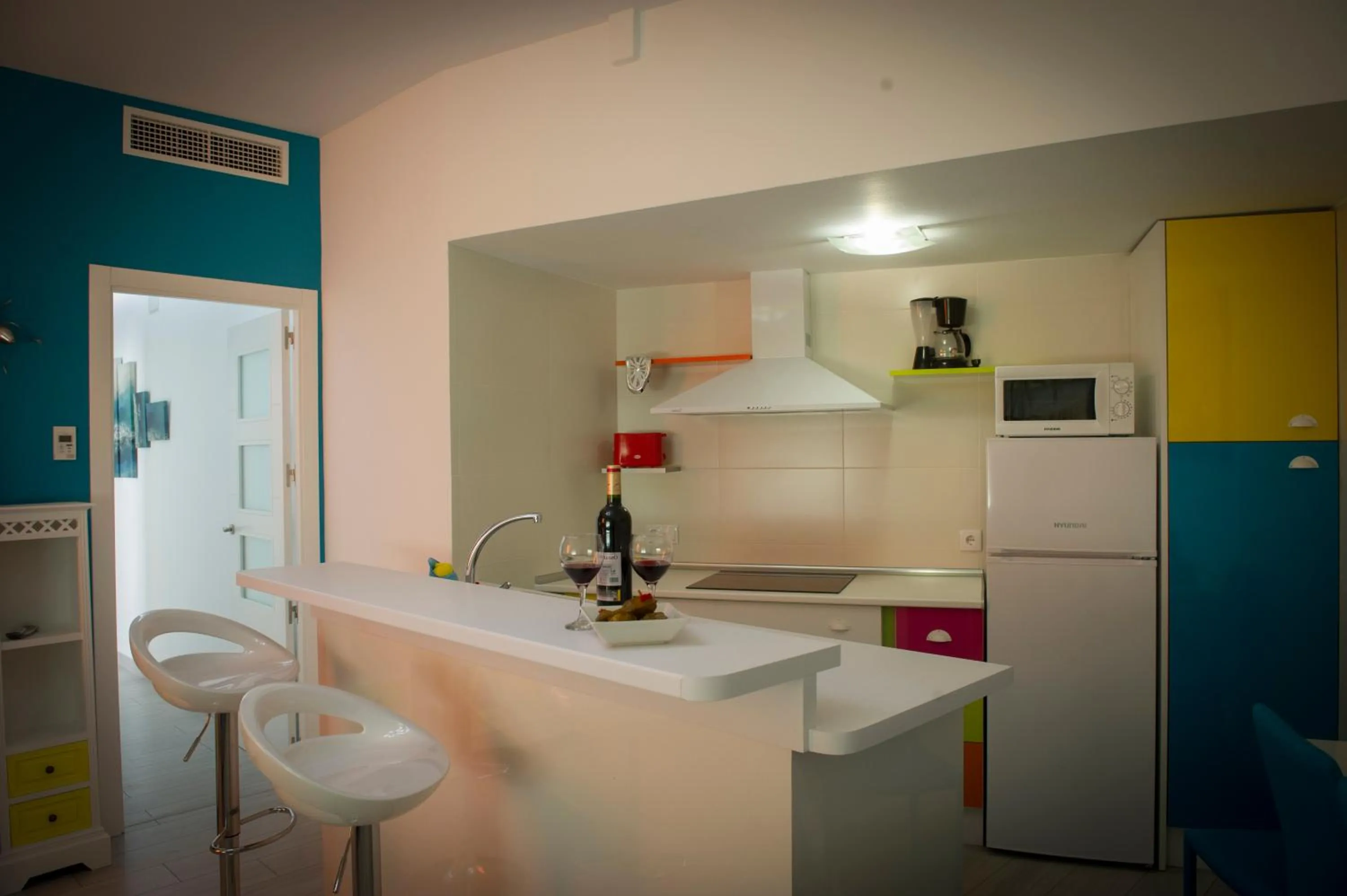 Kitchen or kitchenette in Retiro del Teatro Almagro