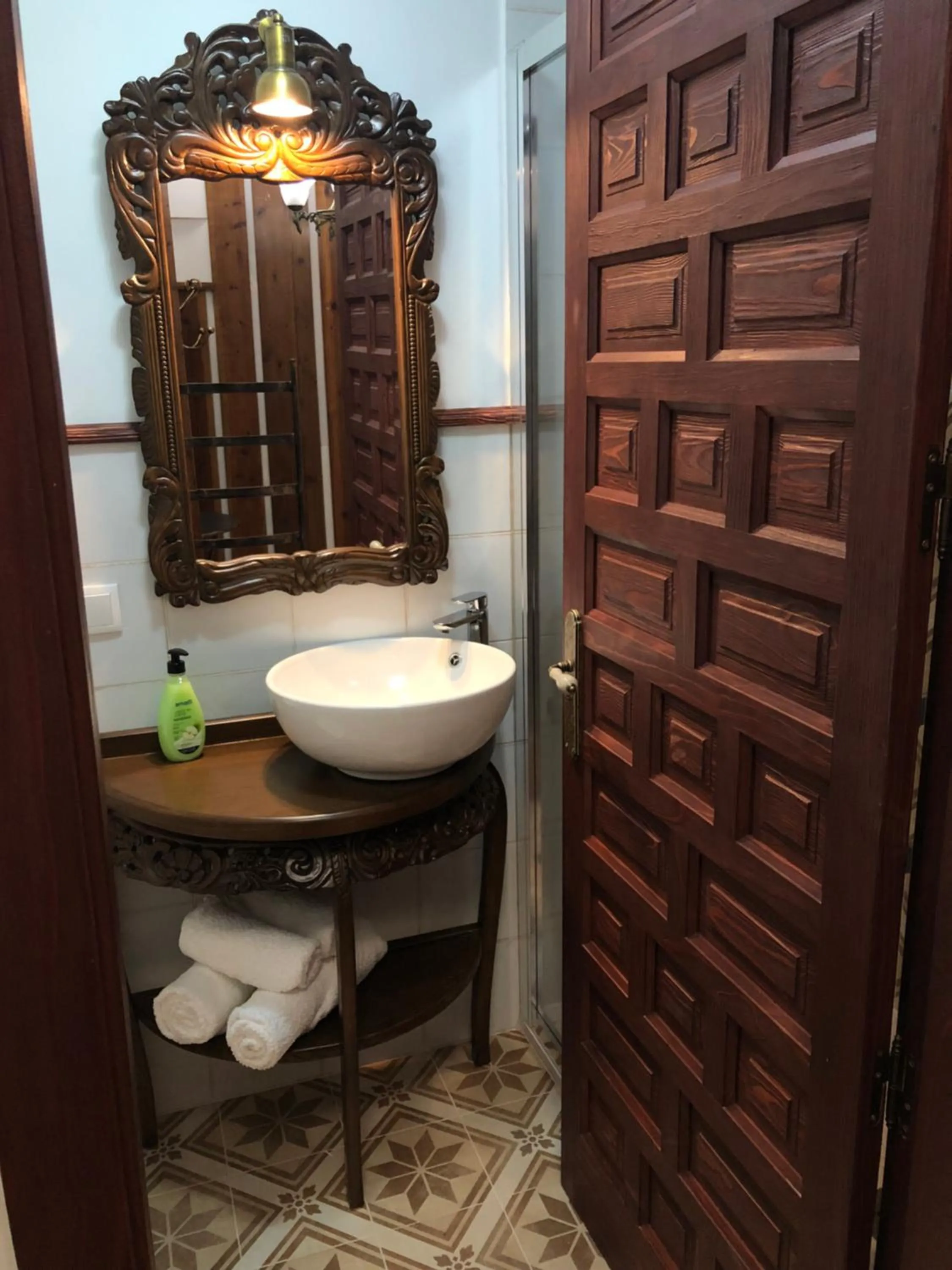 Bathroom in Retiro del Teatro Almagro