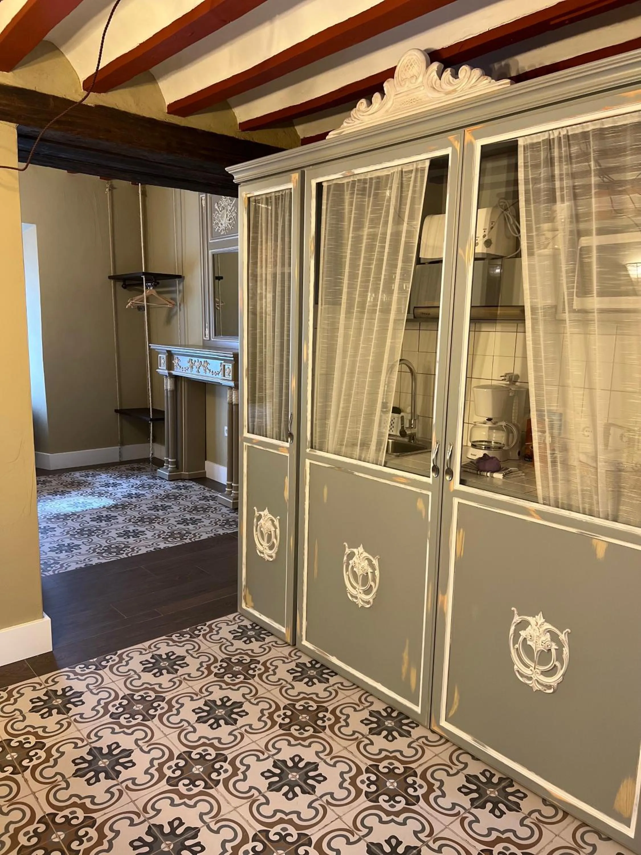 Kitchen or kitchenette in Retiro del Teatro Almagro