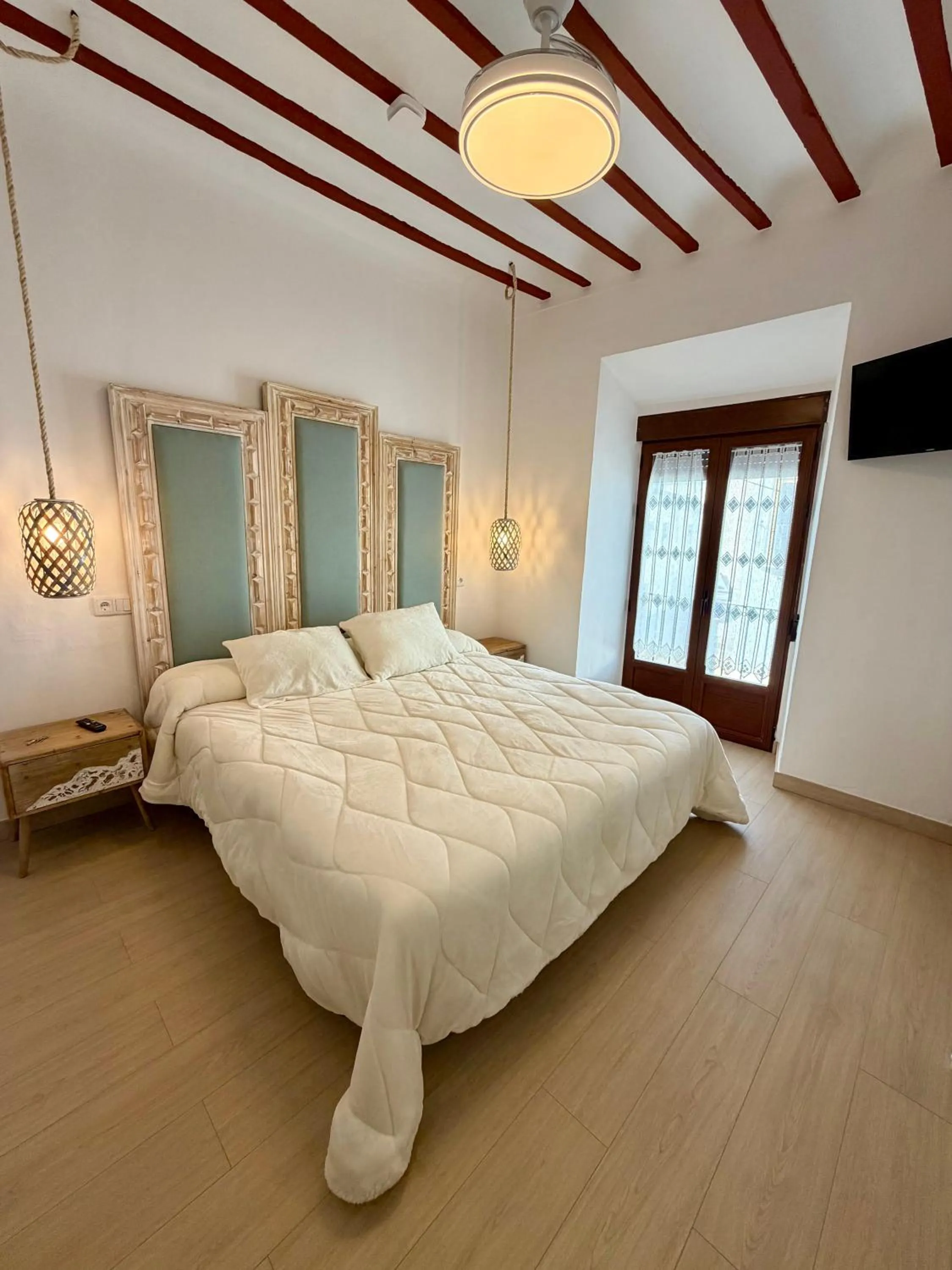 Bed in RETIRO DEL TEATRO Hotel Boutique y Apartamentos en Almagro