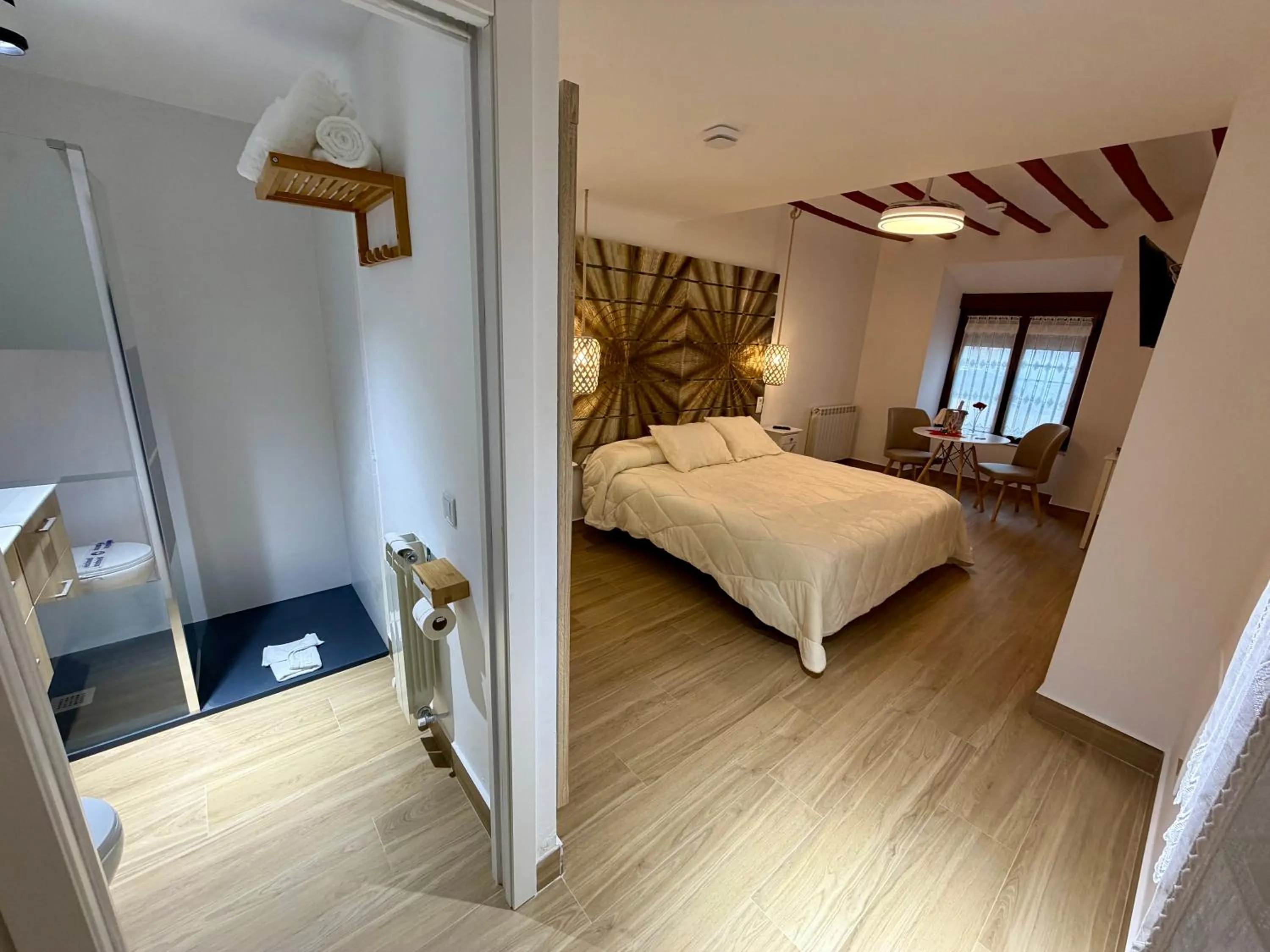 Bed in RETIRO DEL TEATRO Hotel Boutique y Apartamentos en Almagro