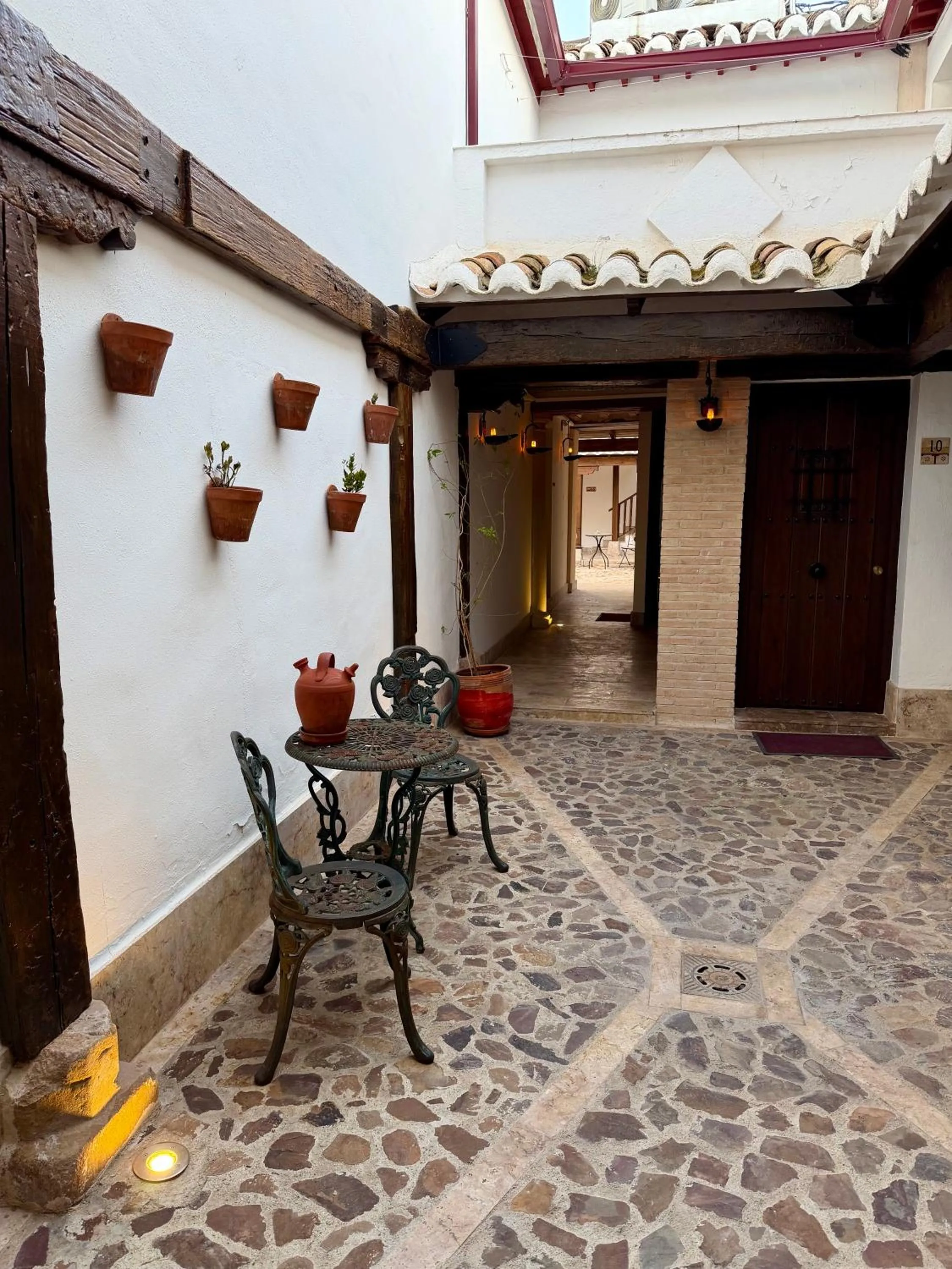Patio in RETIRO DEL TEATRO Hotel Boutique y Apartamentos en Almagro