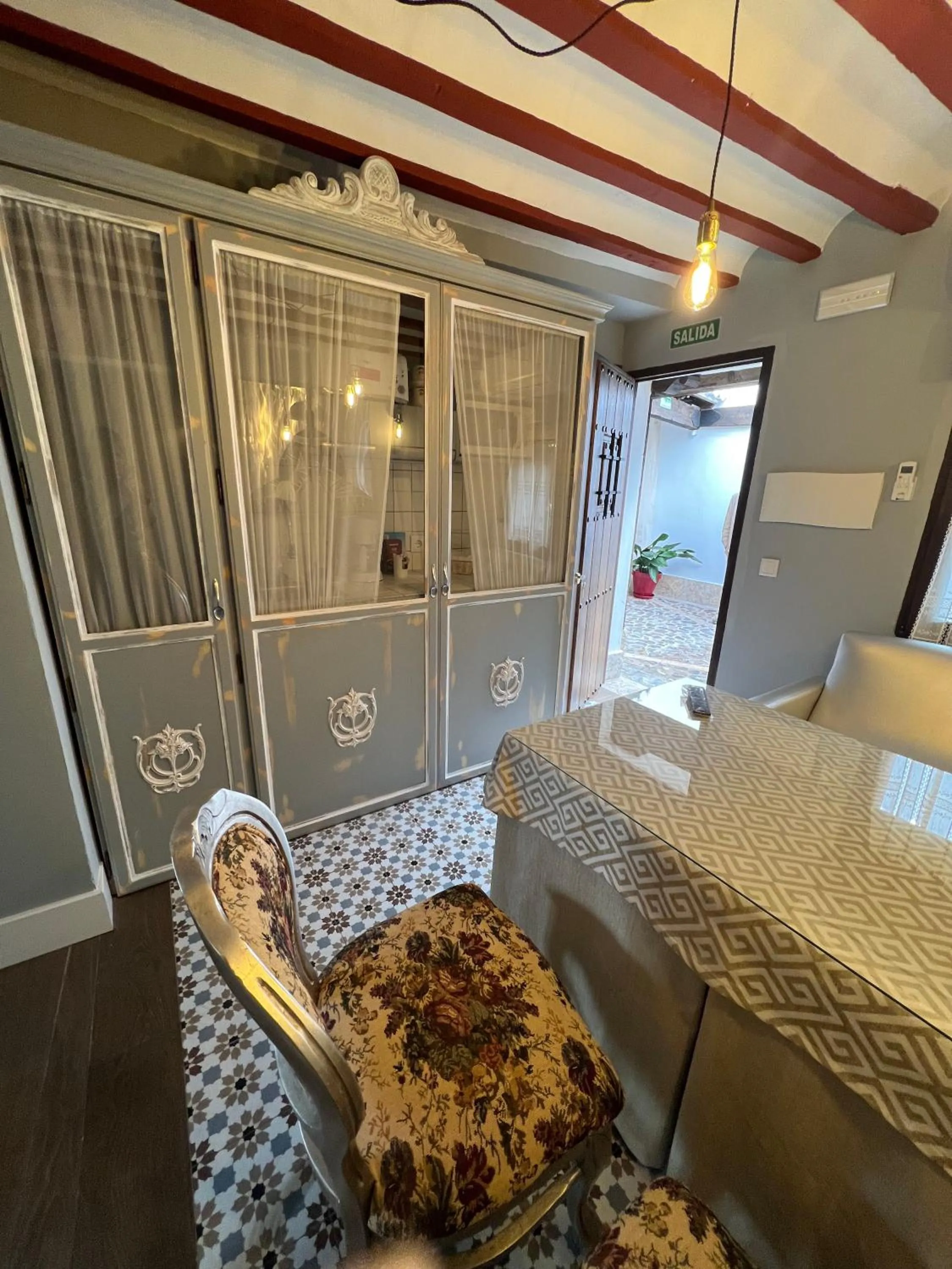 Kitchen or kitchenette in Retiro del Teatro Almagro