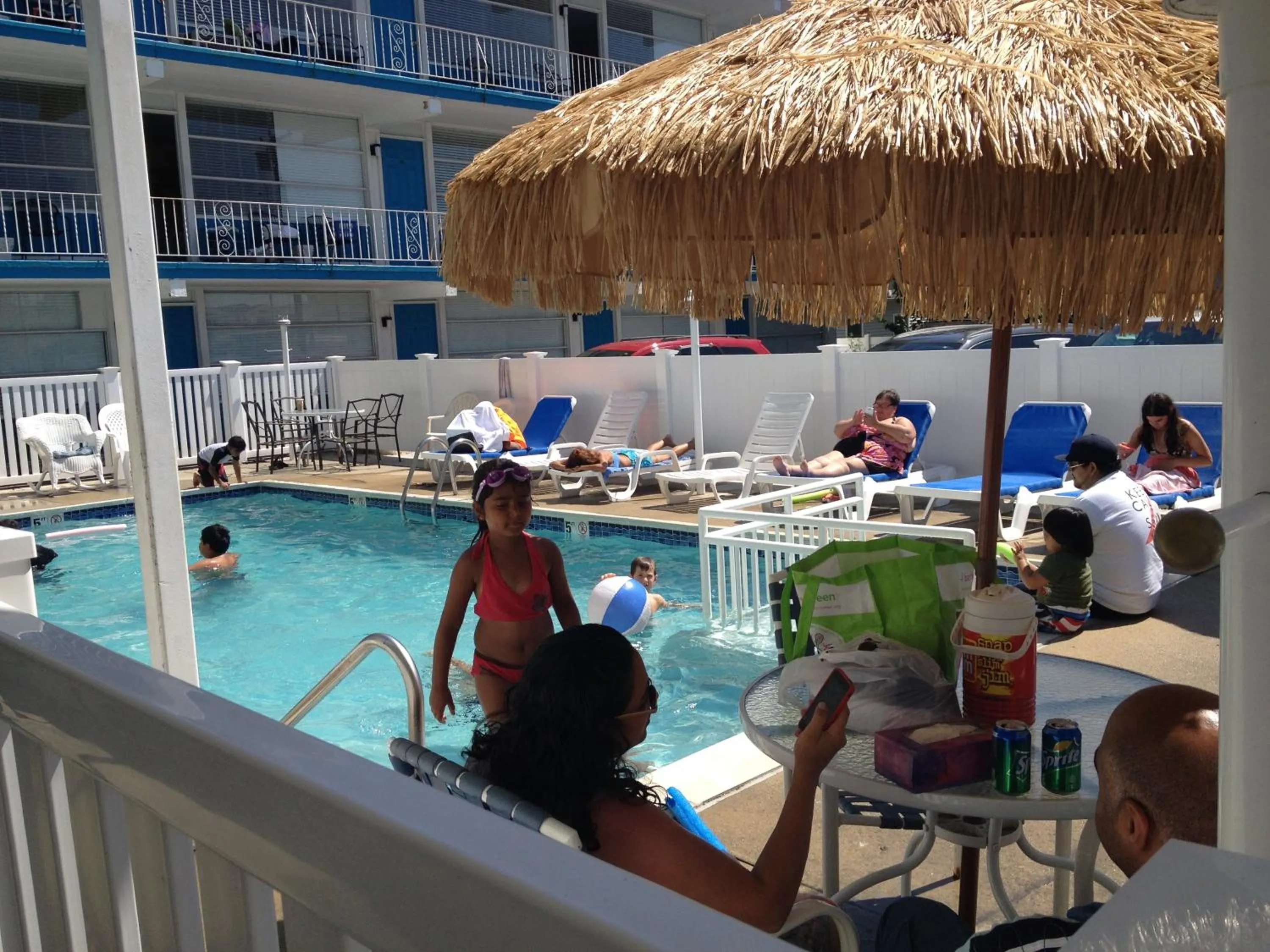 People in Bird of Paradise Motel