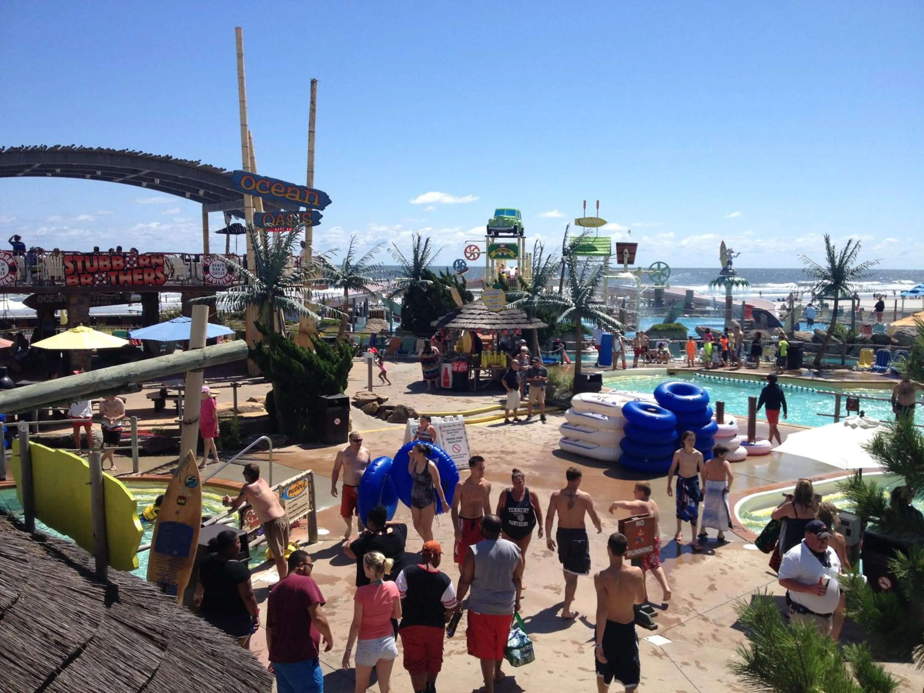 group of guests in Bird of Paradise Motel