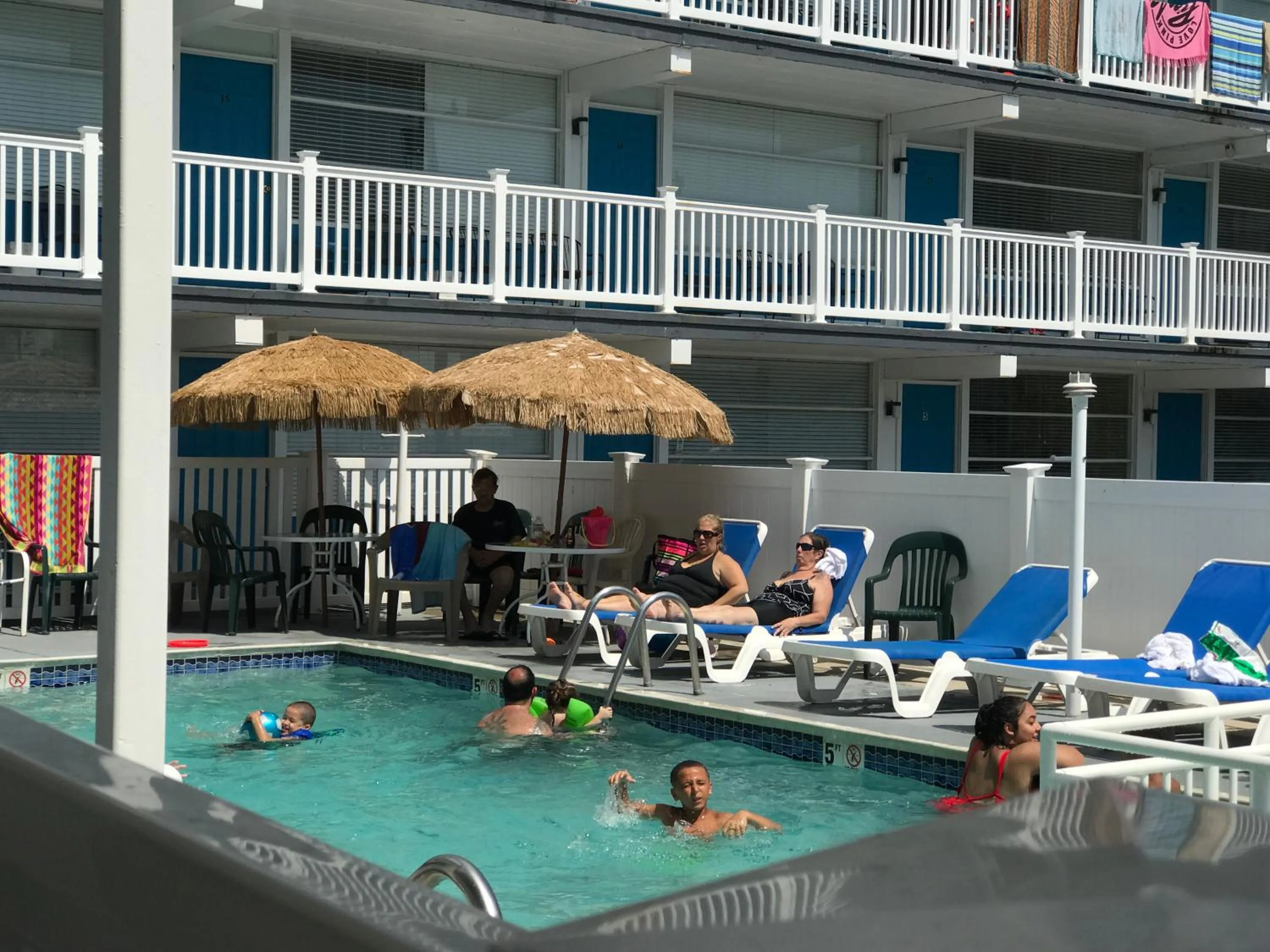 People in Bird of Paradise Motel