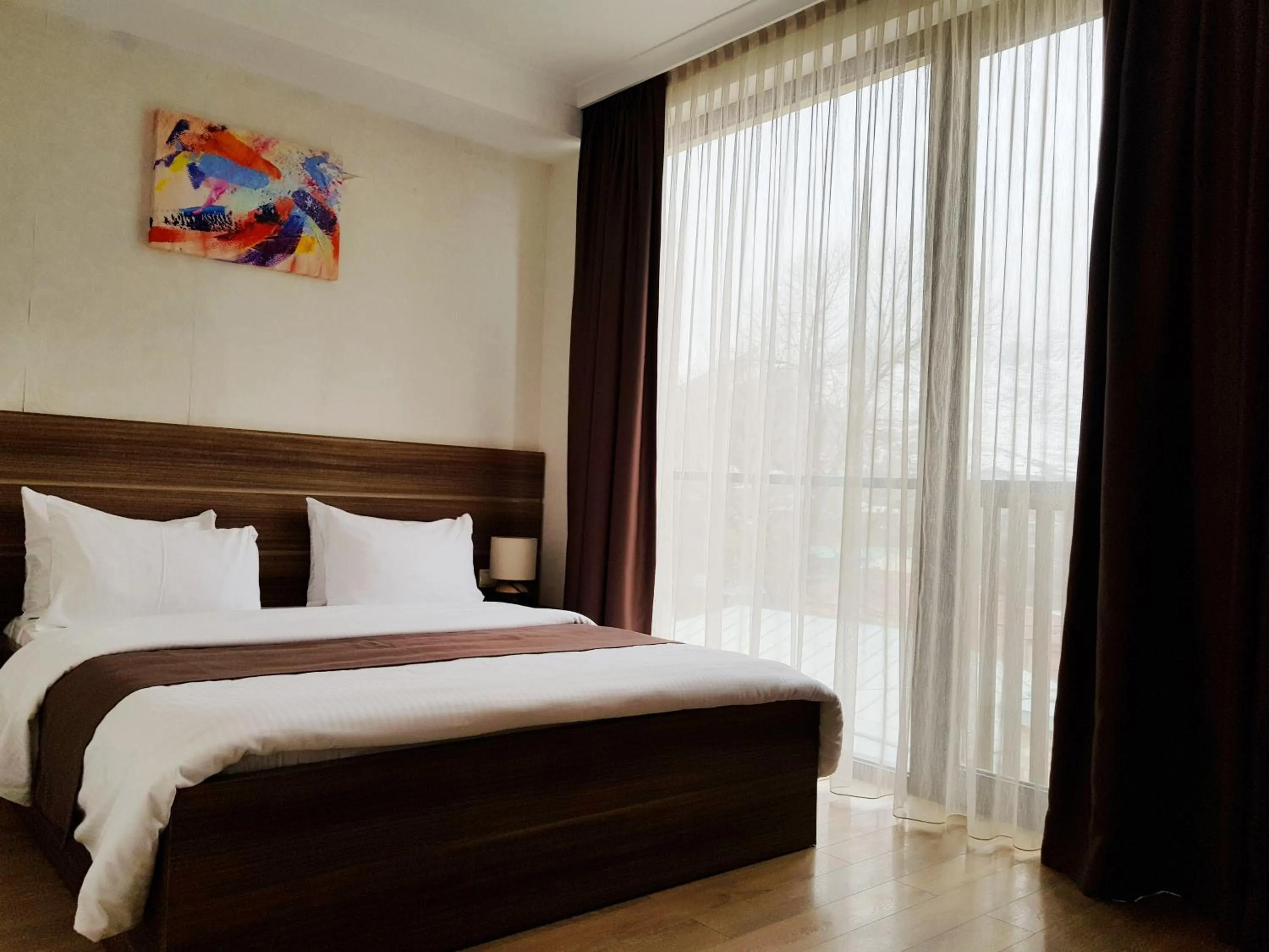 Bed in Mount Inn Kazbegi