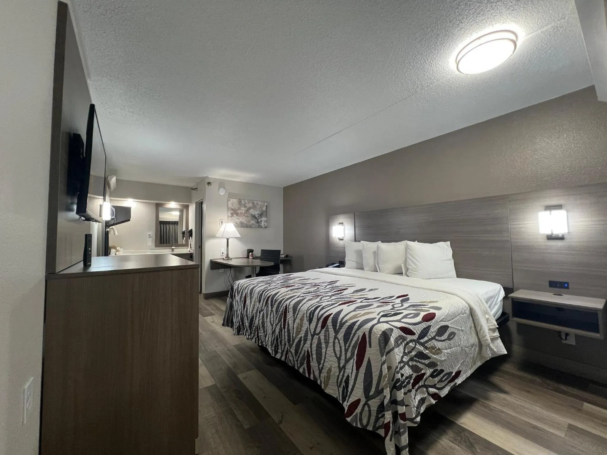 Bedroom, Bed in Red Roof Inn Lexington South