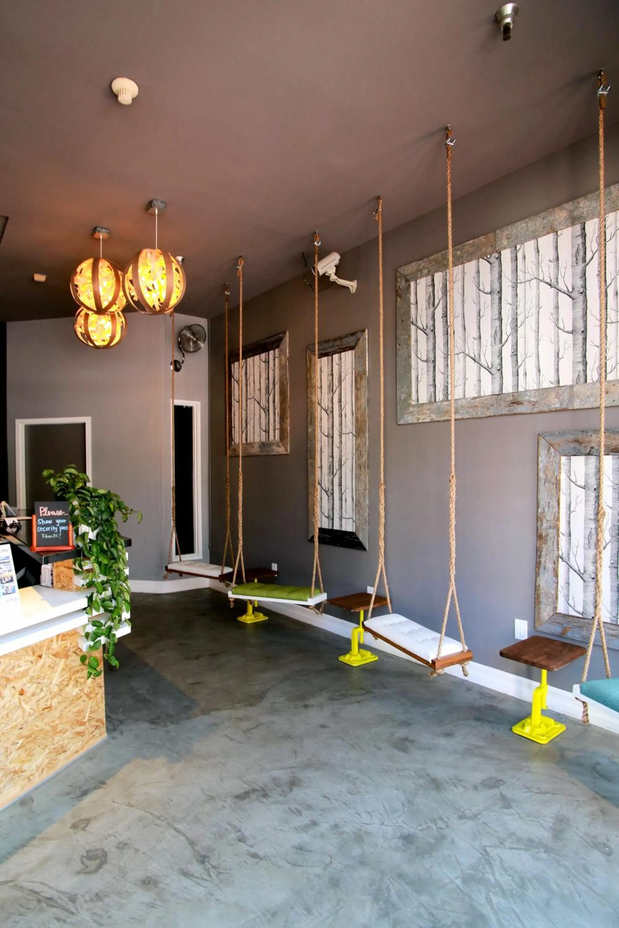 Lobby or reception in HI San Diego Downtown Hostel