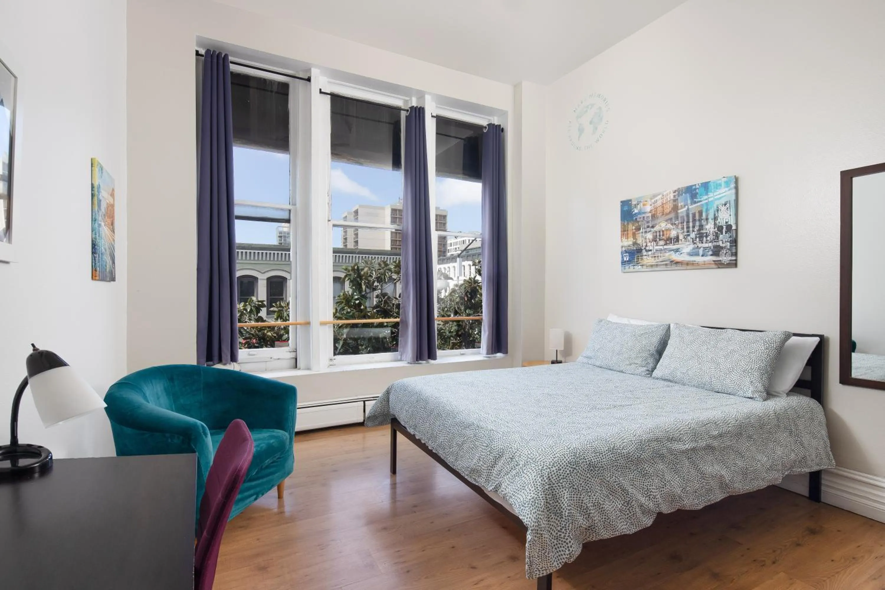 Bedroom, Bed in HI San Diego Downtown Hostel