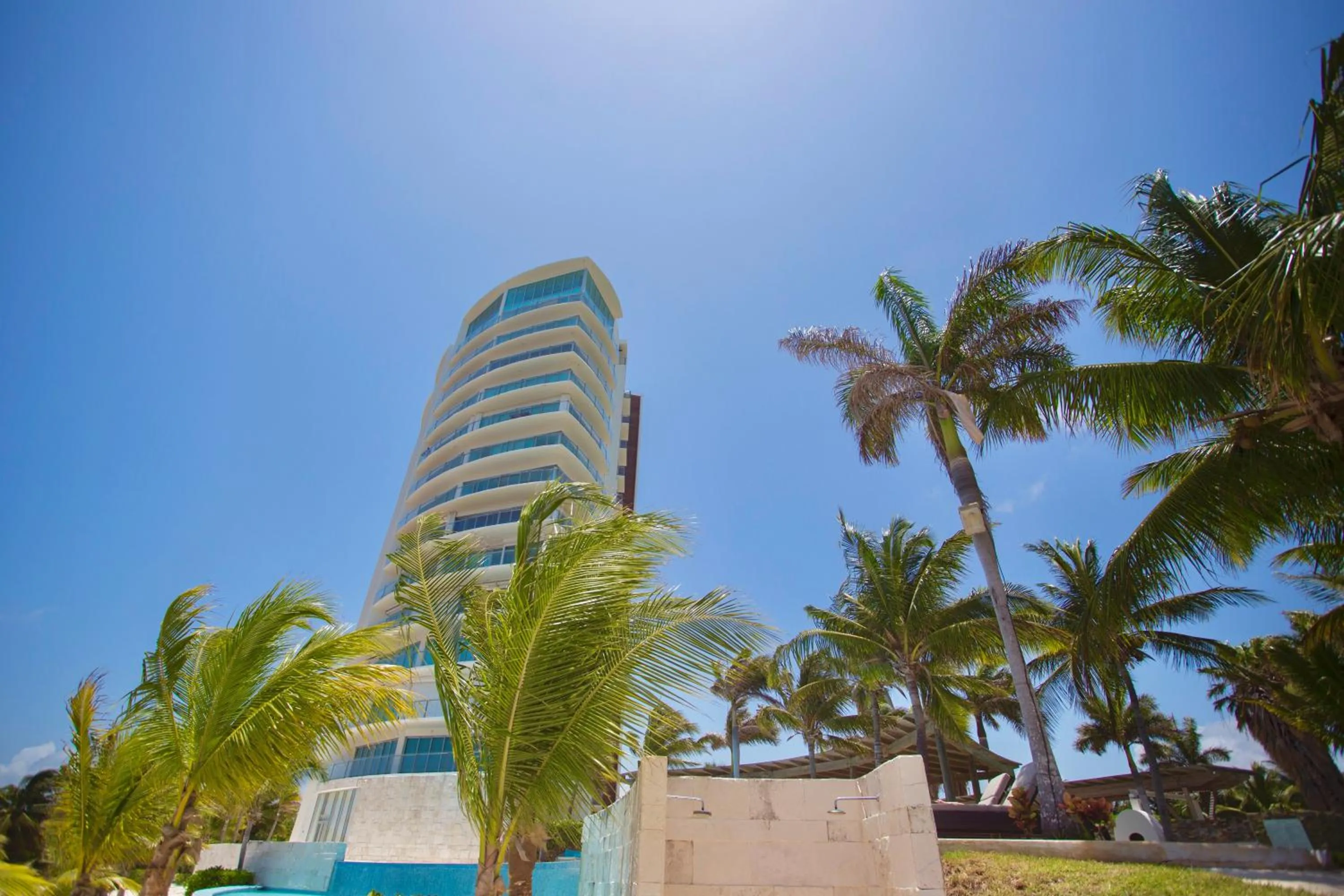 Property building in Apartment on the beach! Infinity pool