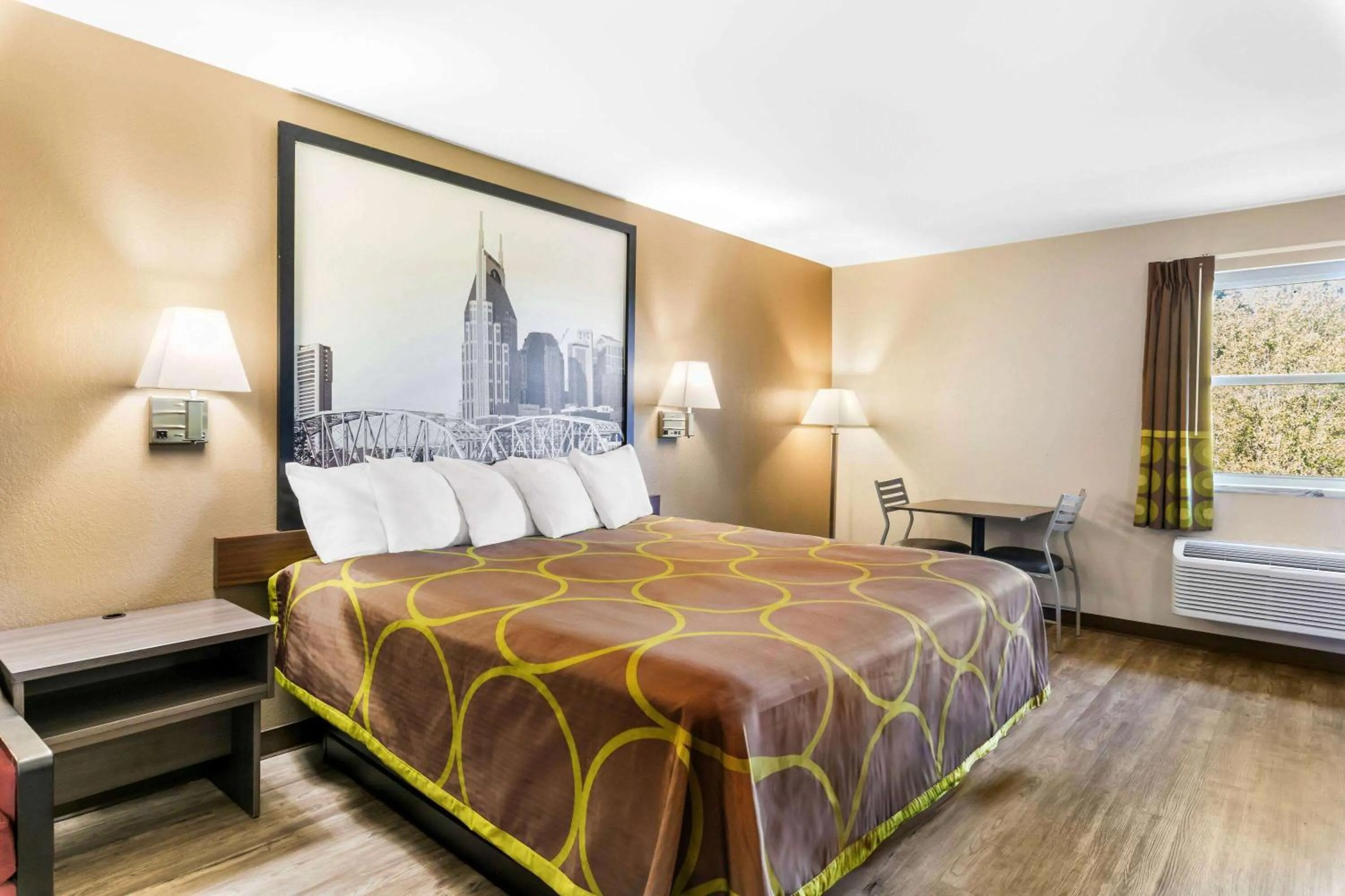 Bed in Super 8 by Wyndham Dickson