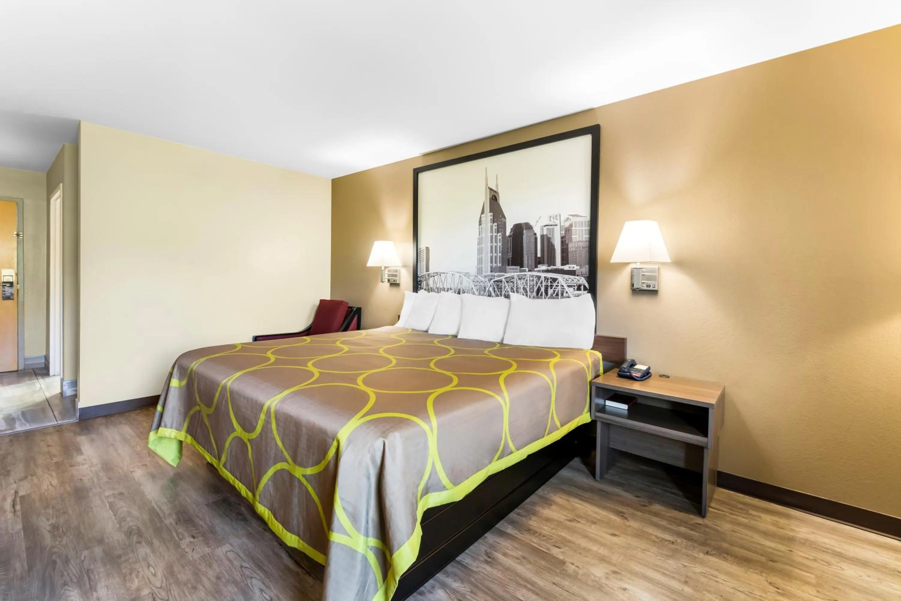 Bed in Super 8 by Wyndham Dickson