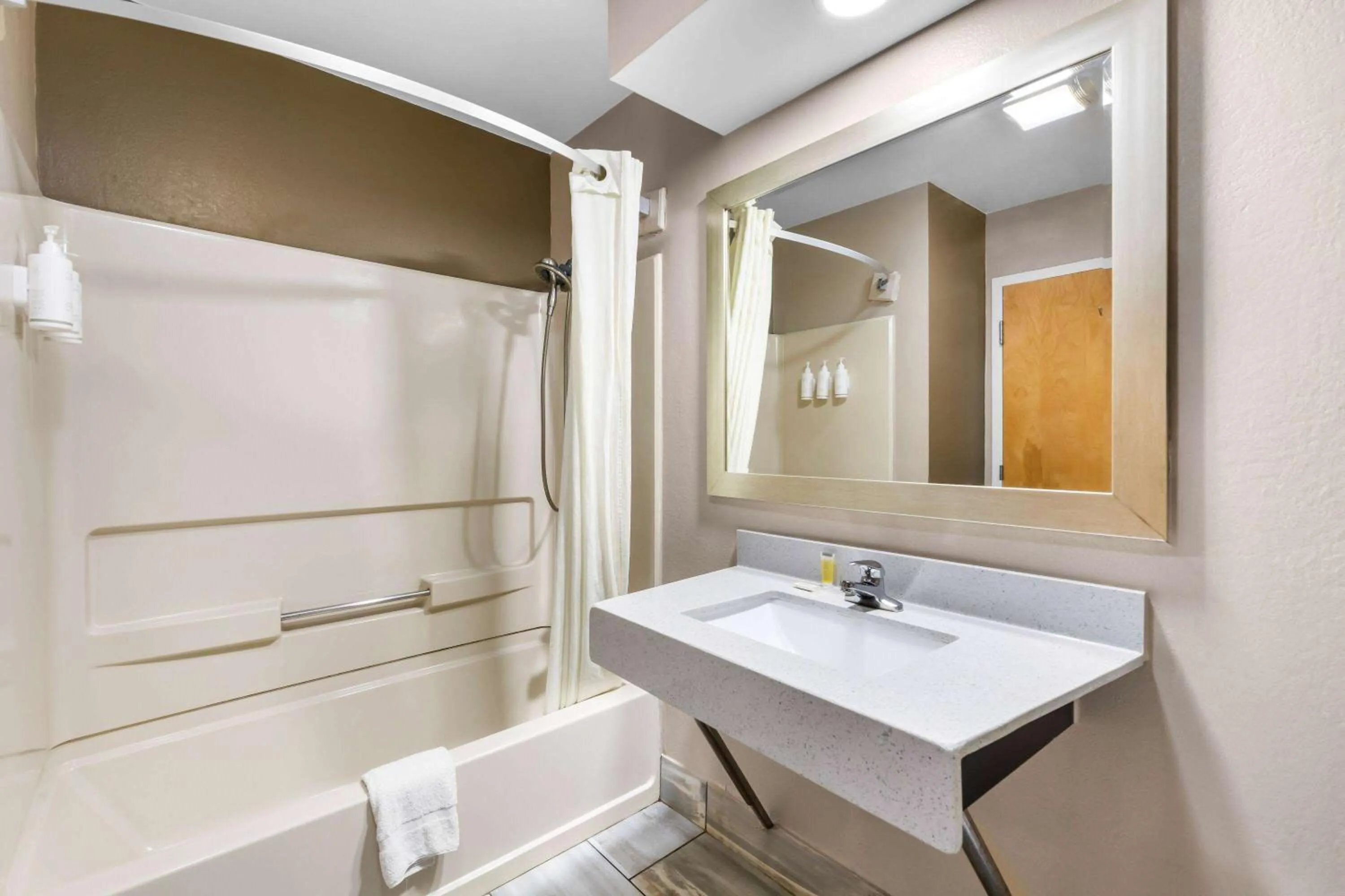 Bed in Super 8 by Wyndham Dickson