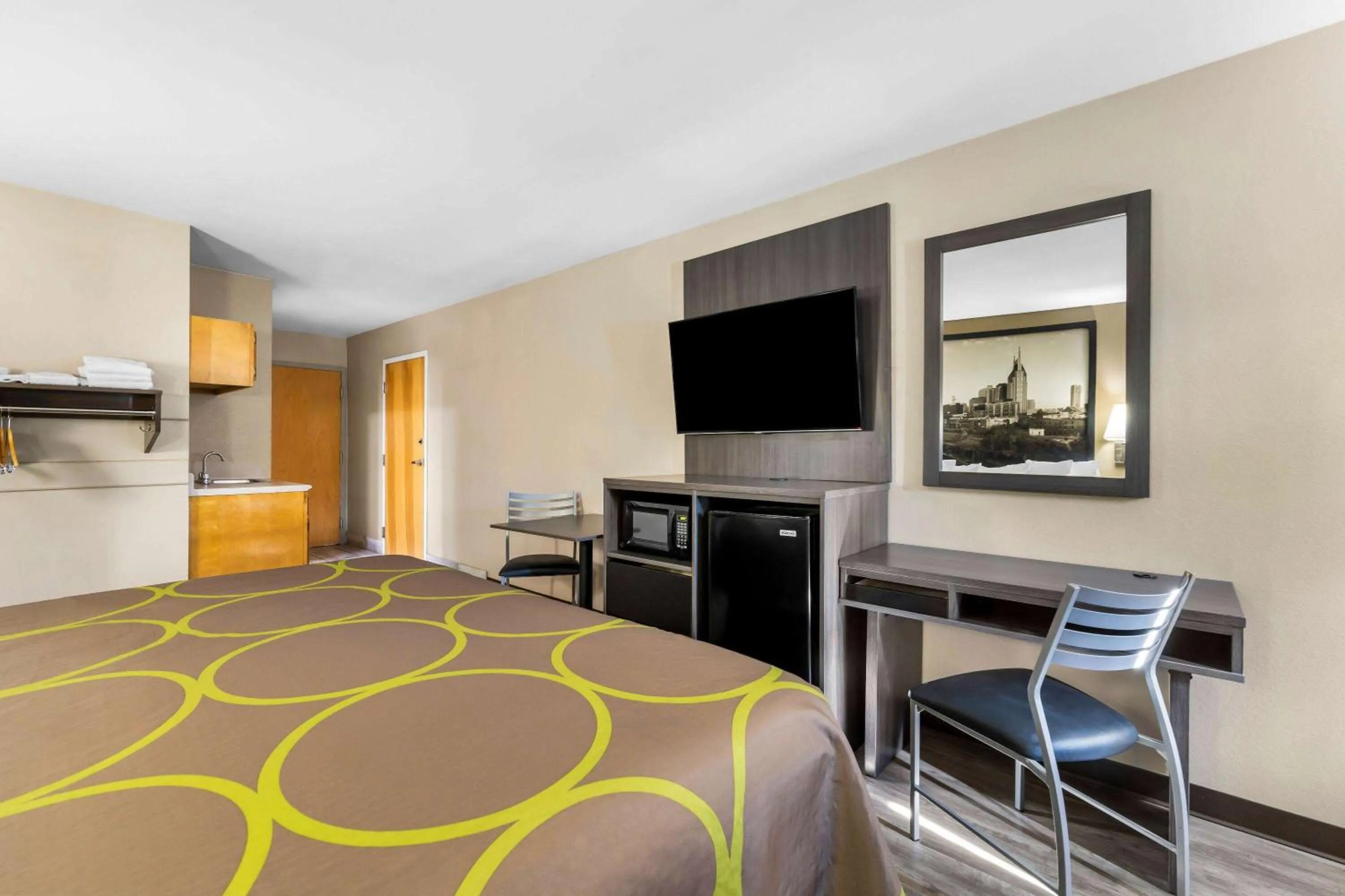 Bed in Super 8 by Wyndham Dickson