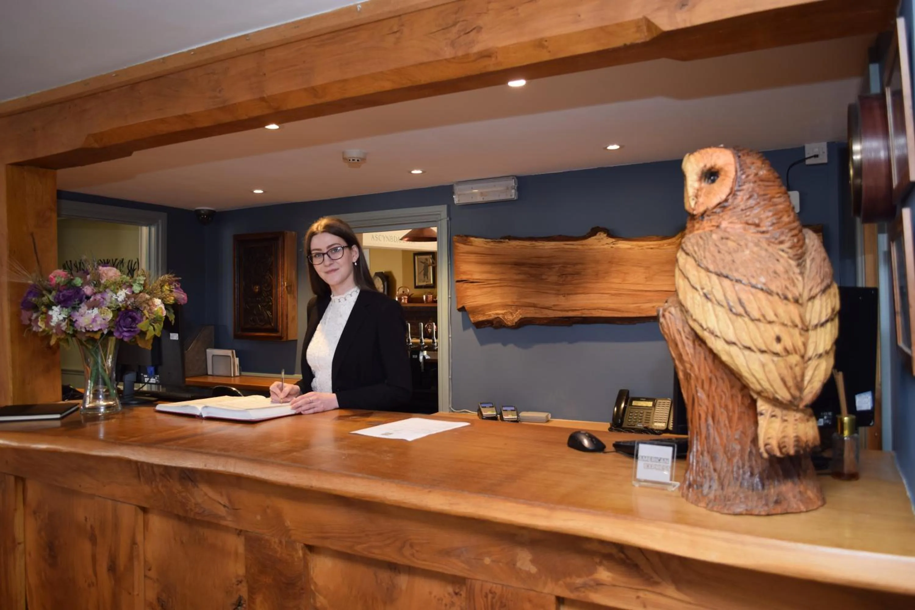 People in The White Hart Hotel