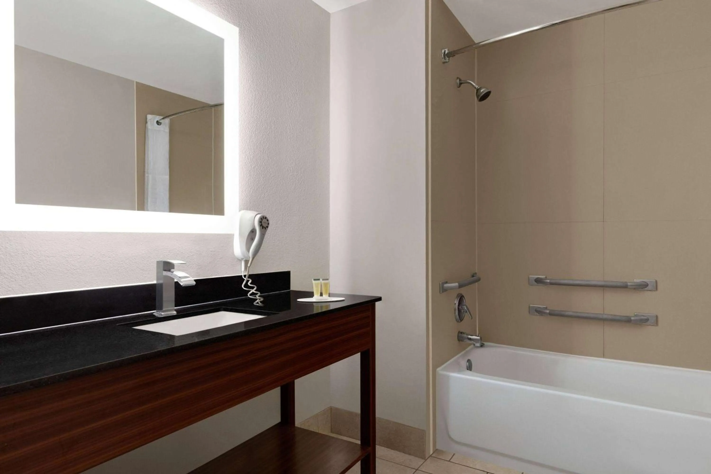 Shower in Days Inn by Wyndham Covington