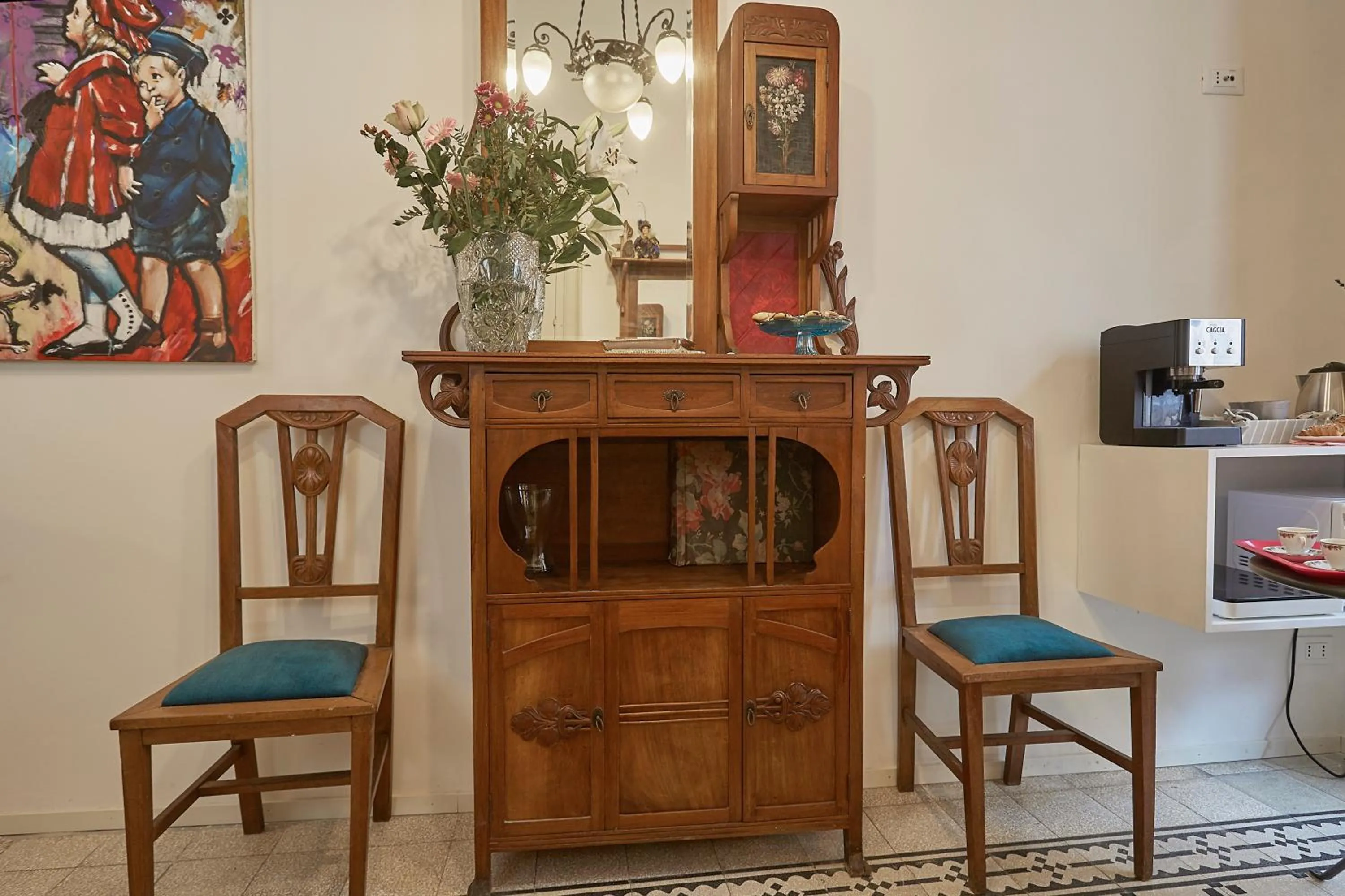 Lobby or reception in B&B DEL CORSO