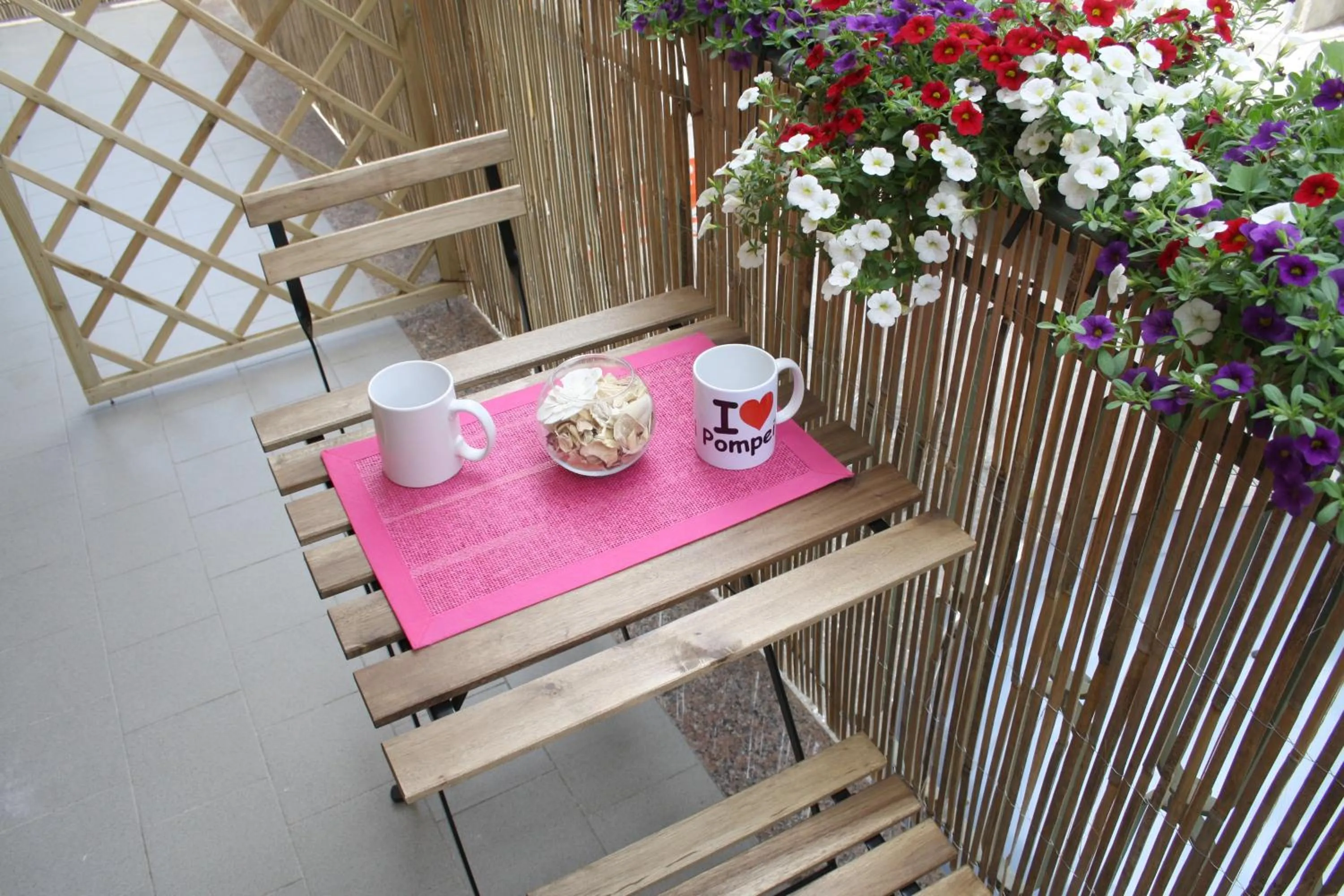 Balcony/Terrace in City life Pompeii