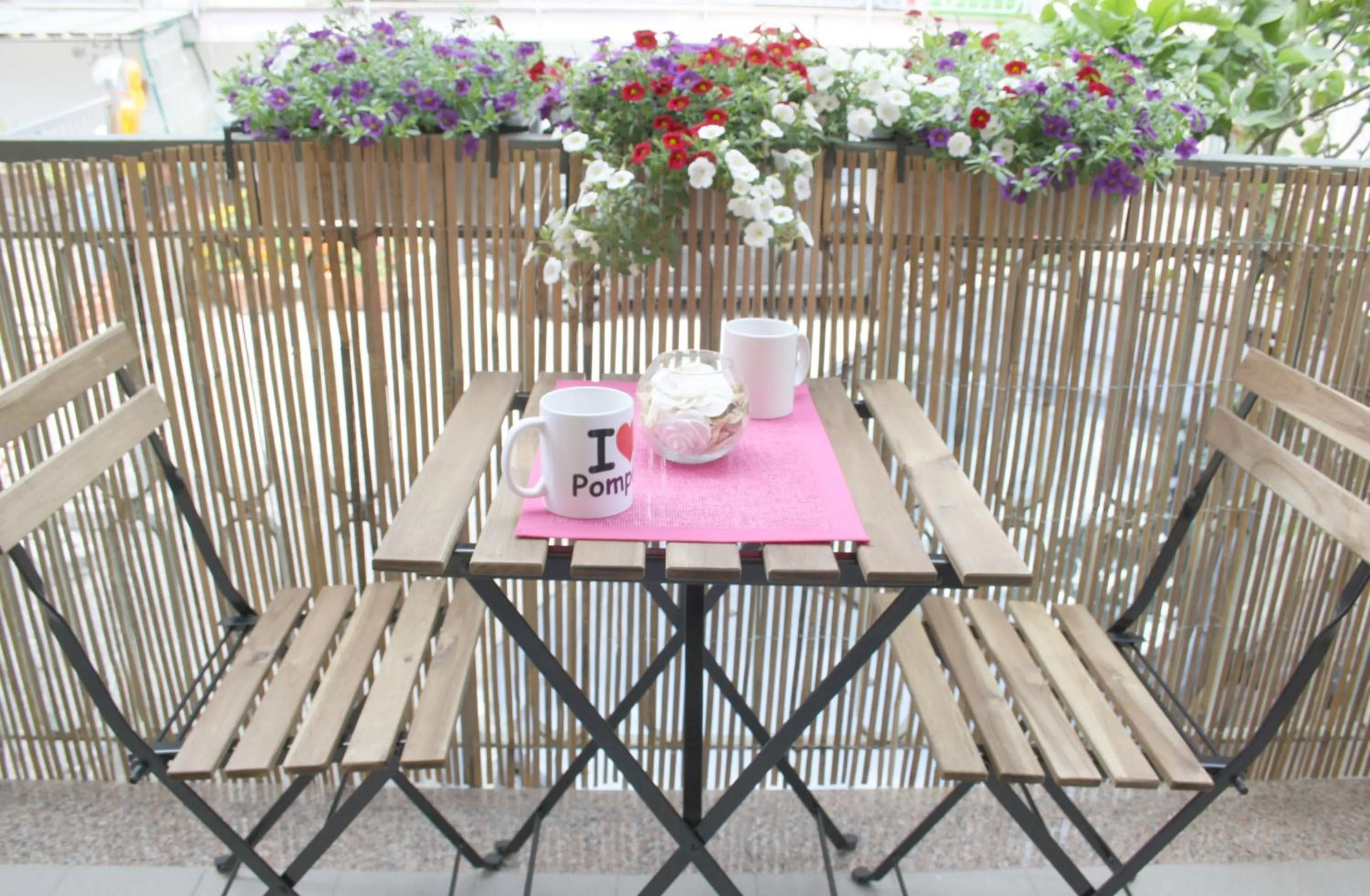 Balcony/Terrace in City life Pompeii