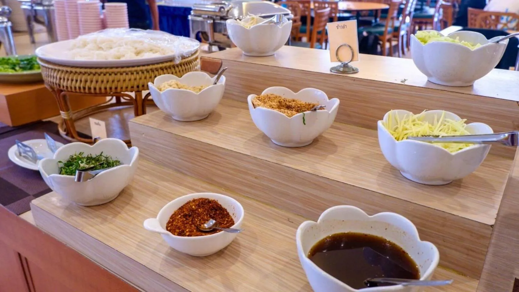 Buffet breakfast in Diamond Plaza Hotel