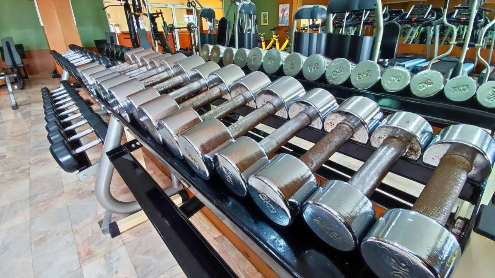 Fitness centre/facilities in Diamond Plaza Hotel