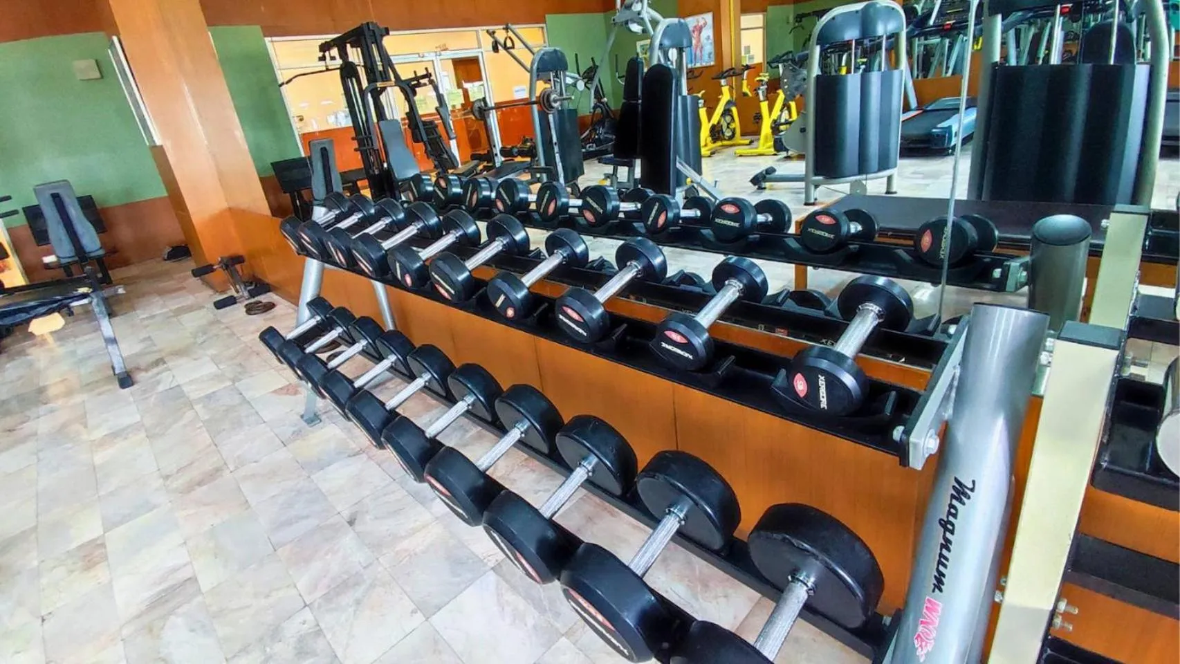 Fitness centre/facilities in Diamond Plaza Hotel
