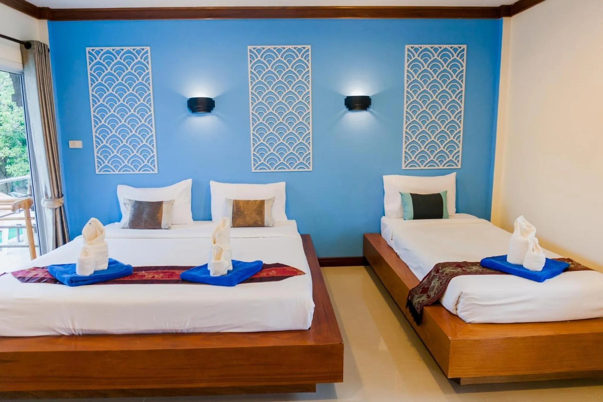 Bed in Sea Sand Sun Resort, Lanta Island