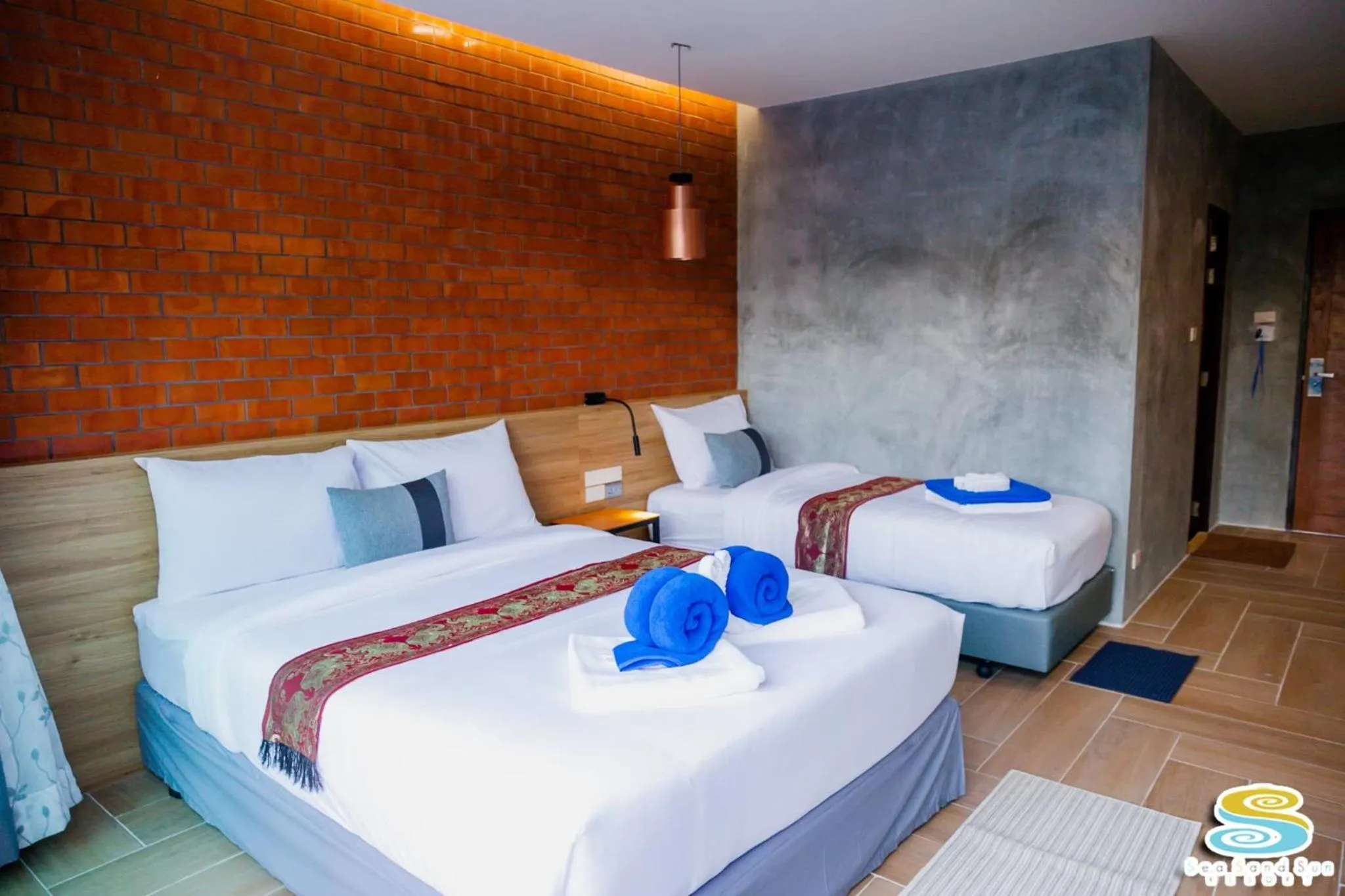 Bedroom, Bed in Sea Sand Sun Resort, Lanta Island