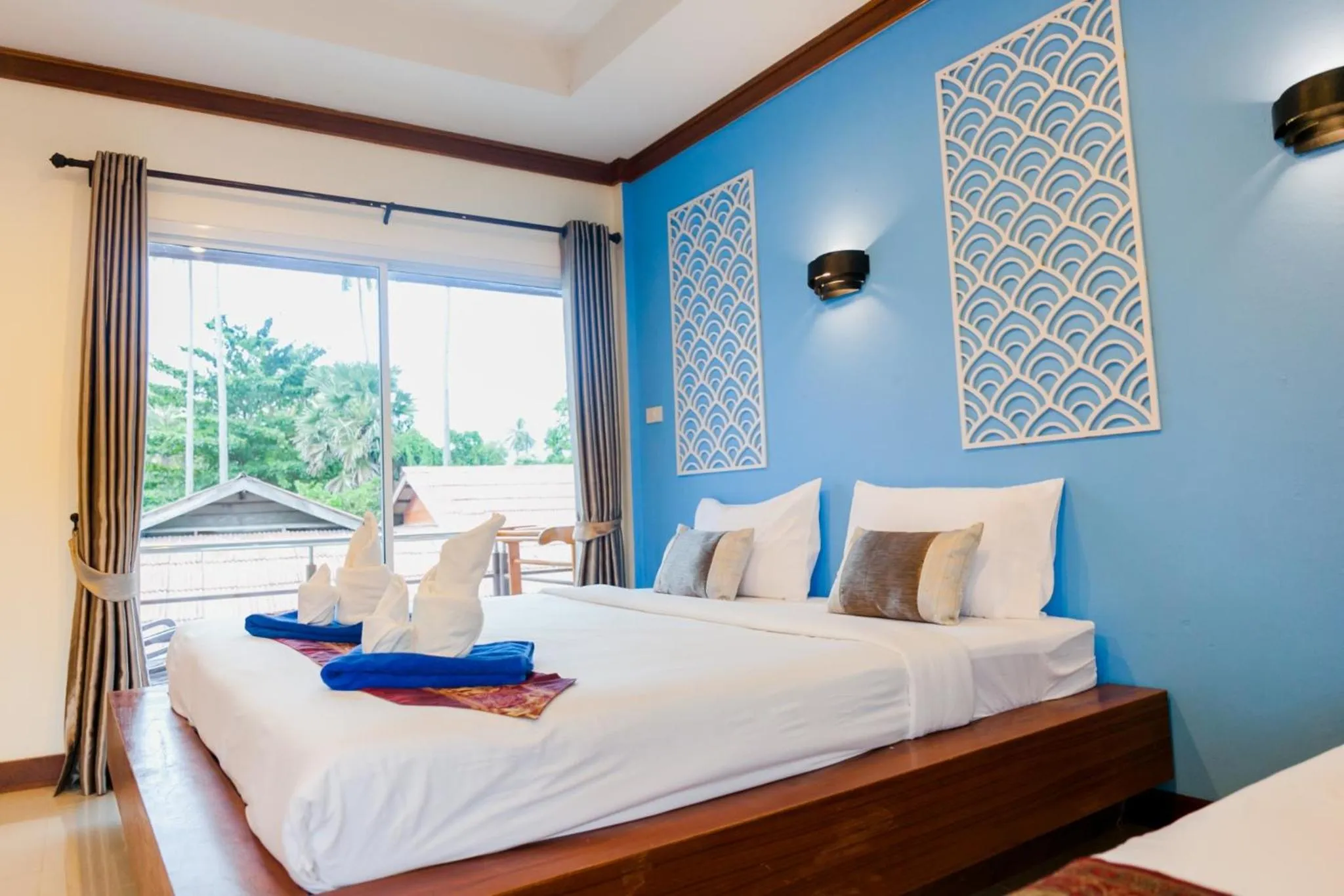 Bed in Sea Sand Sun Resort, Lanta Island