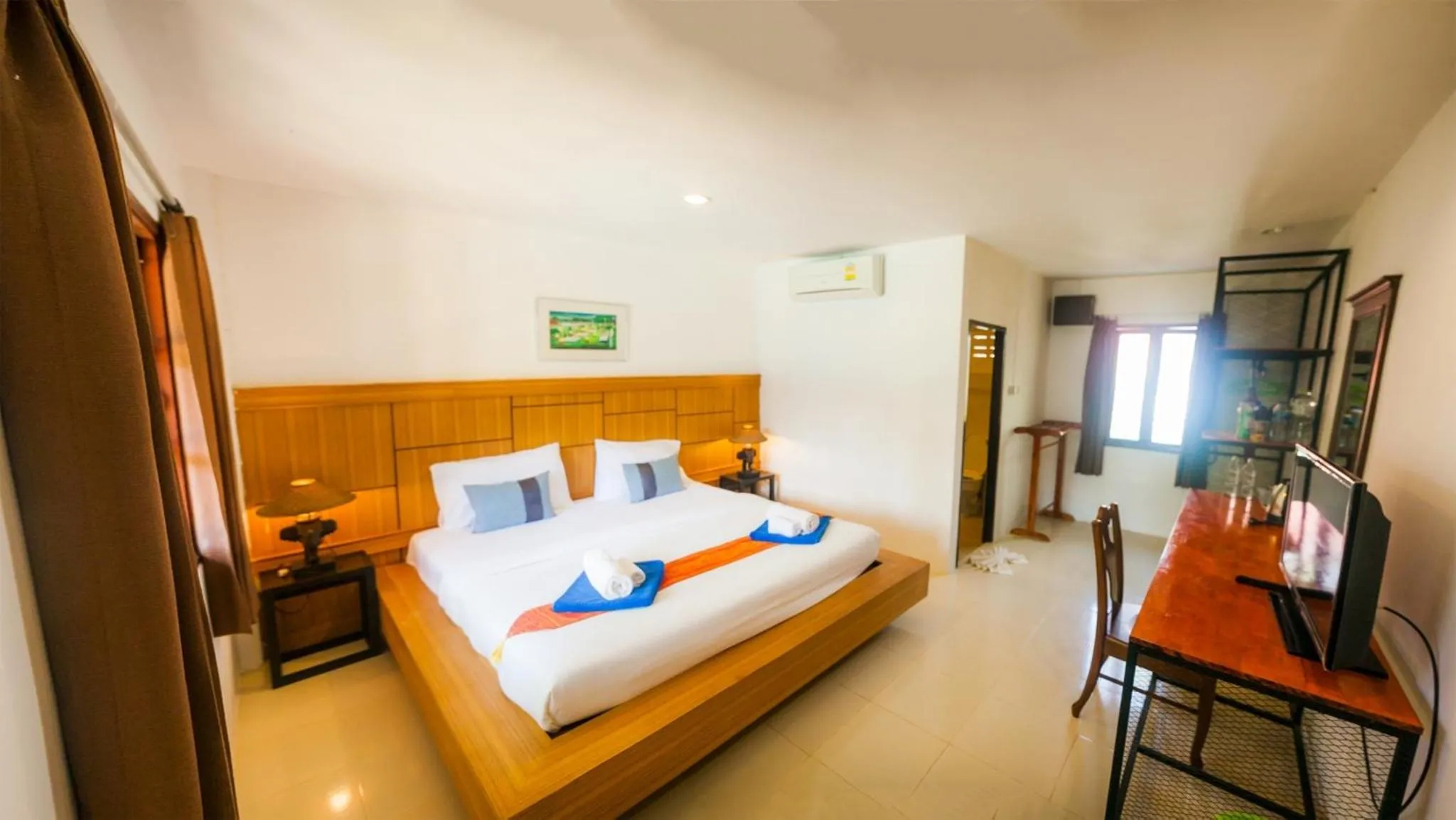 Bedroom, Bed in Sea Sand Sun Resort, Lanta Island