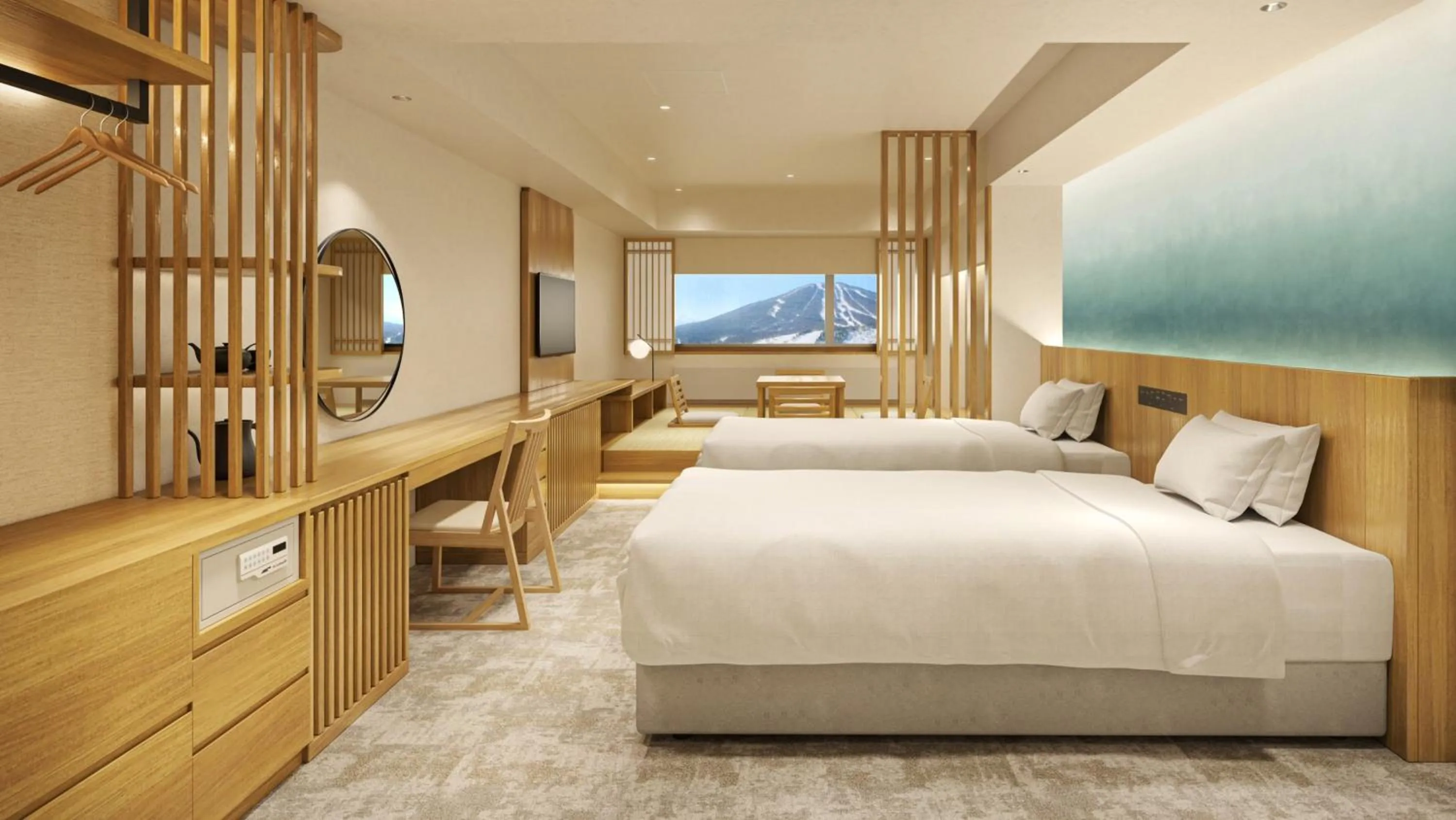 Photo of the whole room, Bed in ANA Crowne Plaza Resort Appi Kogen by IHG