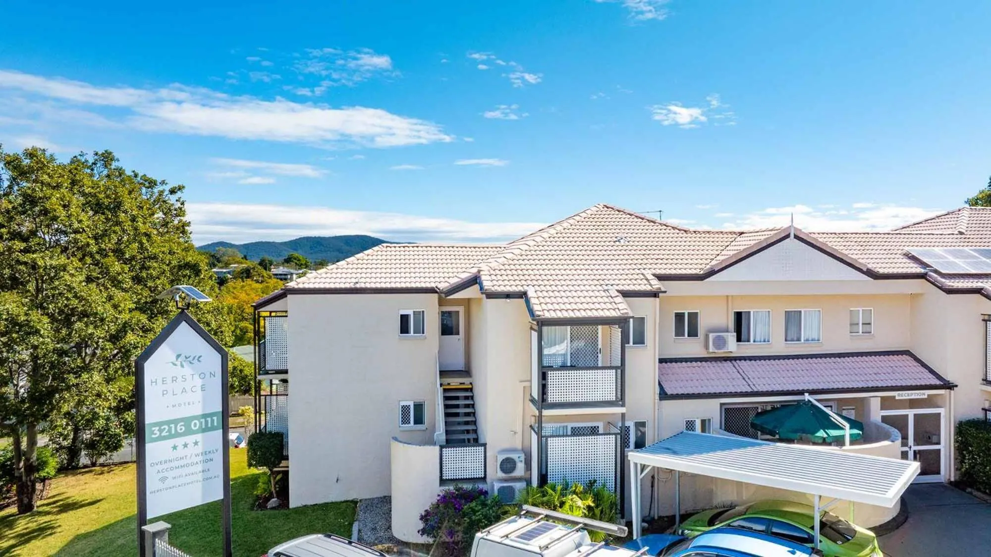 Property building in Herston Place Motel