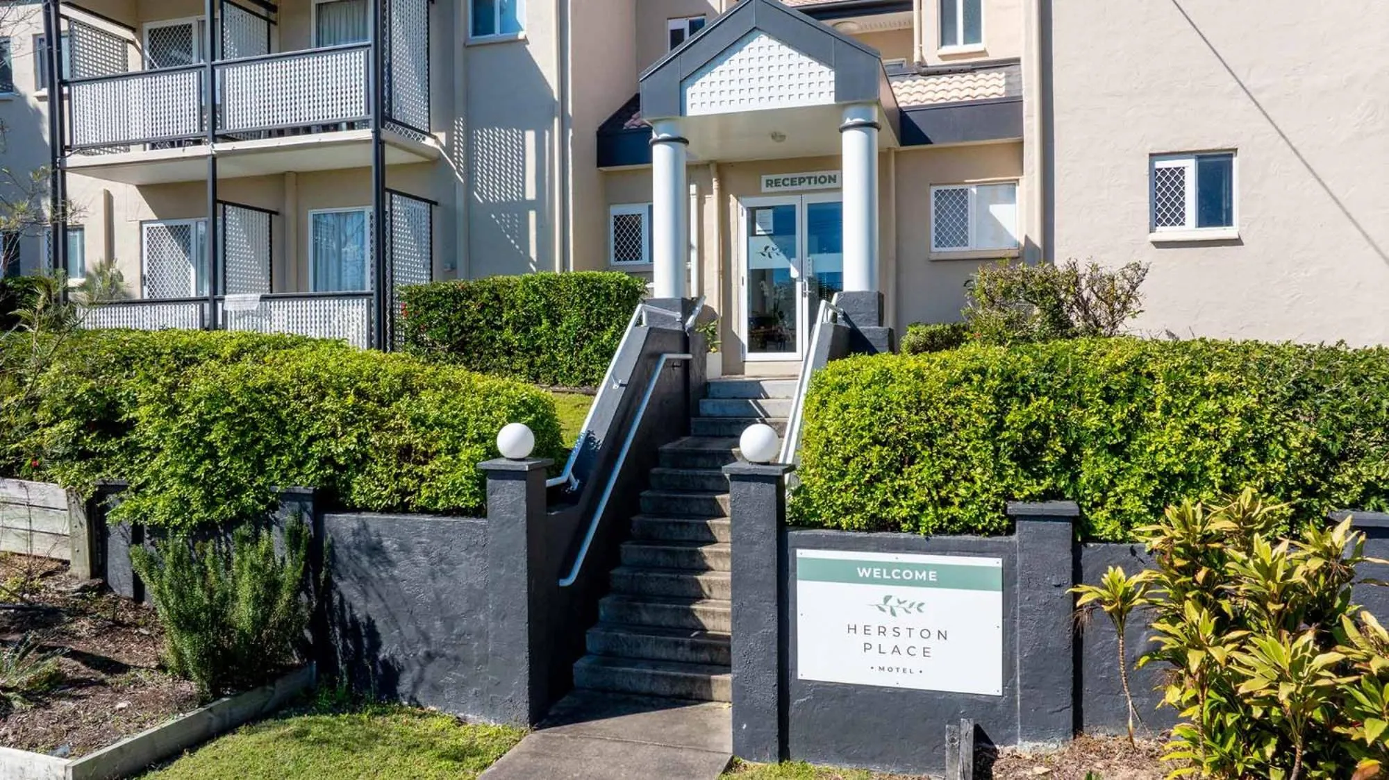 Property building in Herston Place Motel